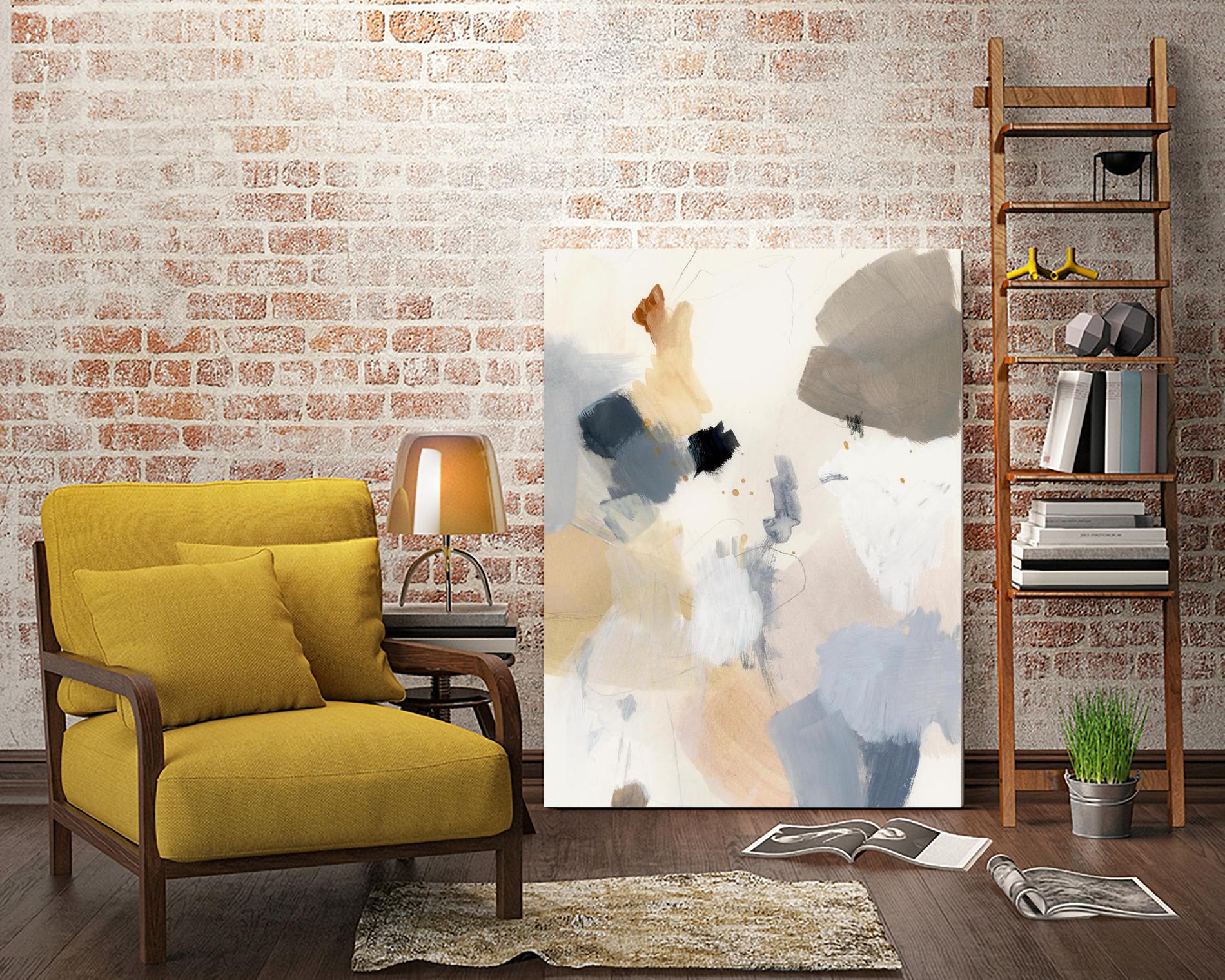 Neutral Scrawl II by Victoria Barnes on GIANT ART - grey abstract abstract