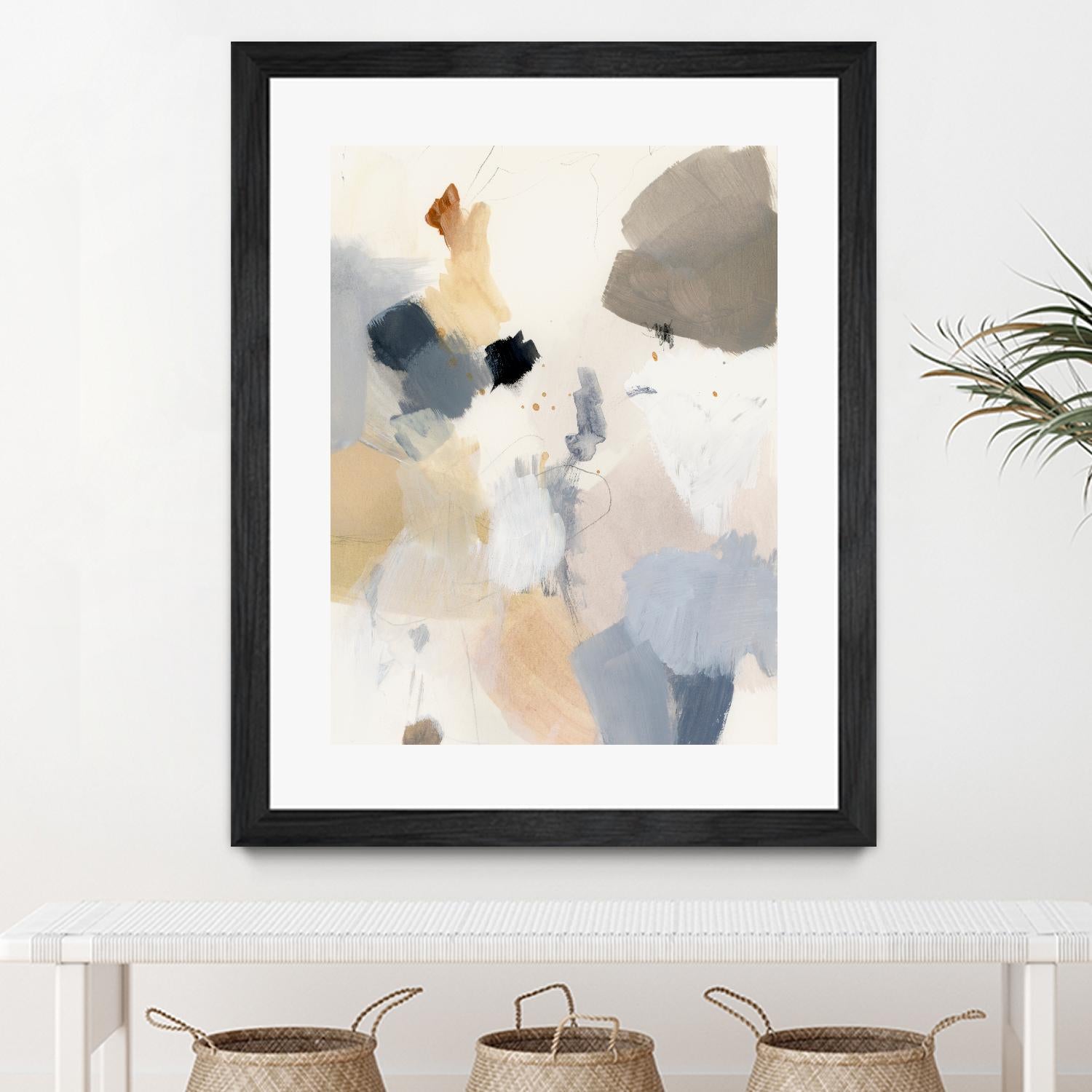 Neutral Scrawl II by Victoria Barnes on GIANT ART - grey abstract abstract