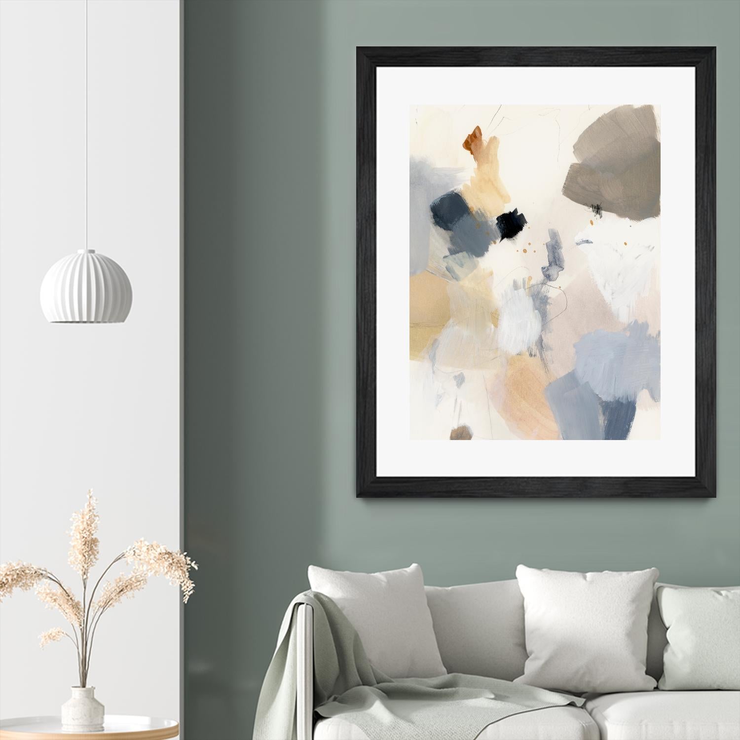 Neutral Scrawl II by Victoria Barnes on GIANT ART - grey abstract abstract