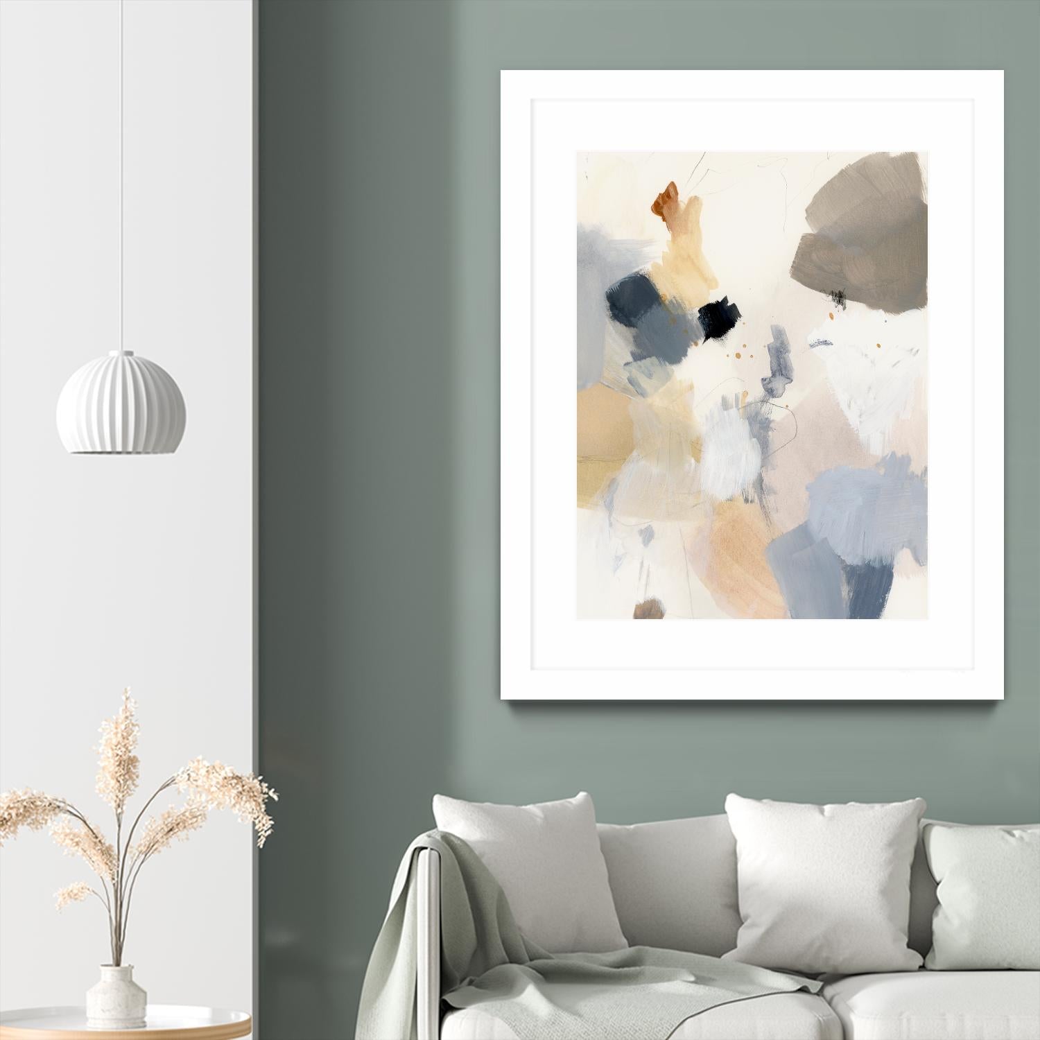 Neutral Scrawl II by Victoria Barnes on GIANT ART - grey abstract abstract