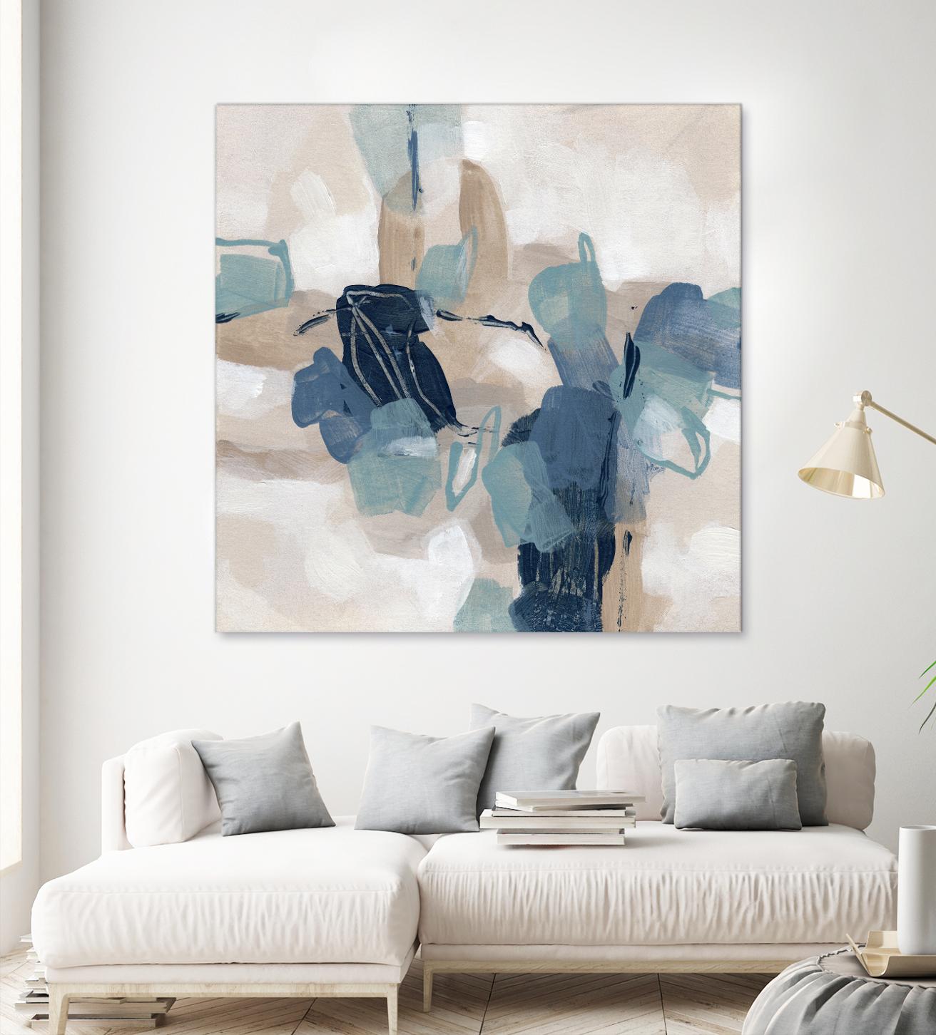 Blues Chorus II by June Vess on GIANT ART - beige abstract abstract