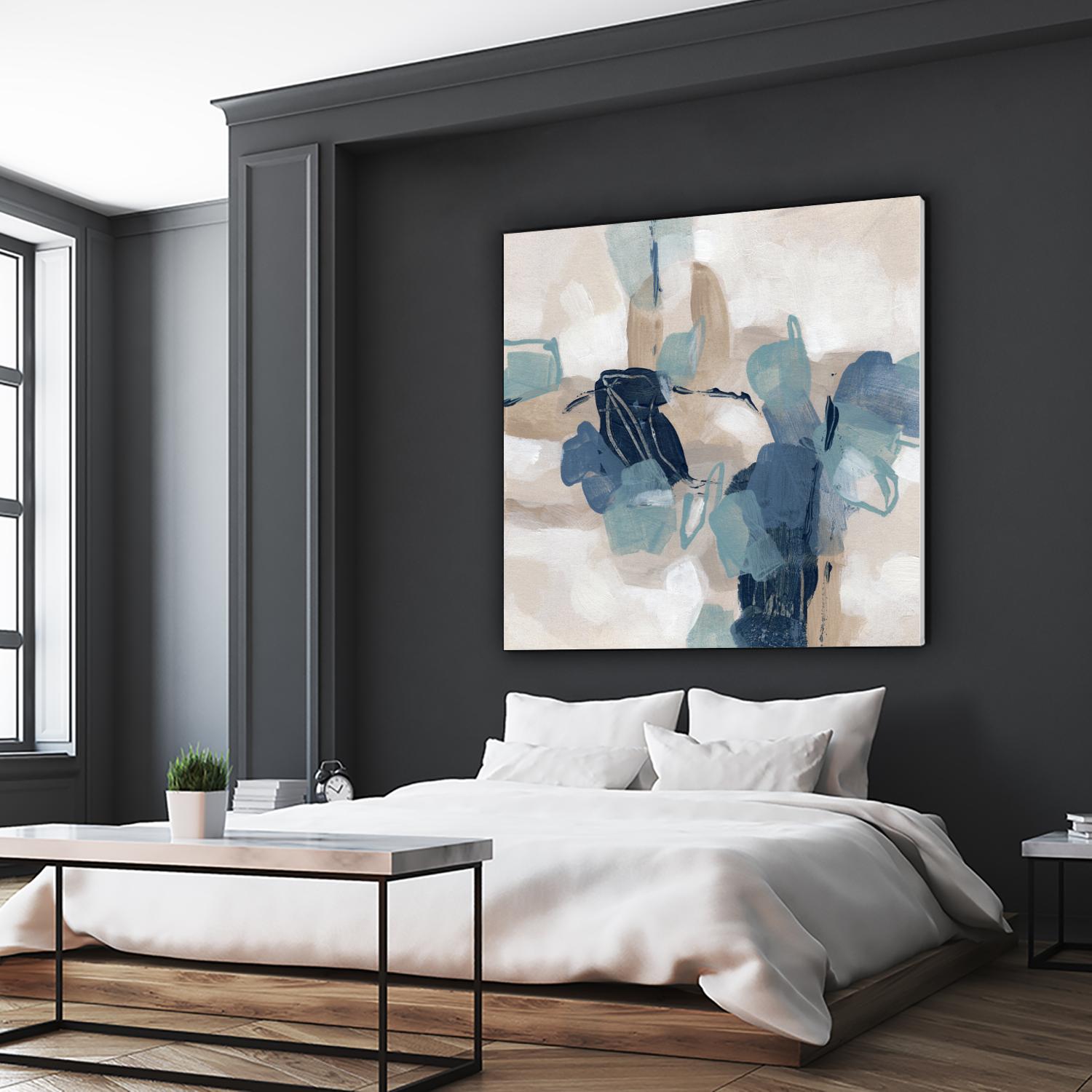 Blues Chorus II by June Vess on GIANT ART - beige abstract abstract