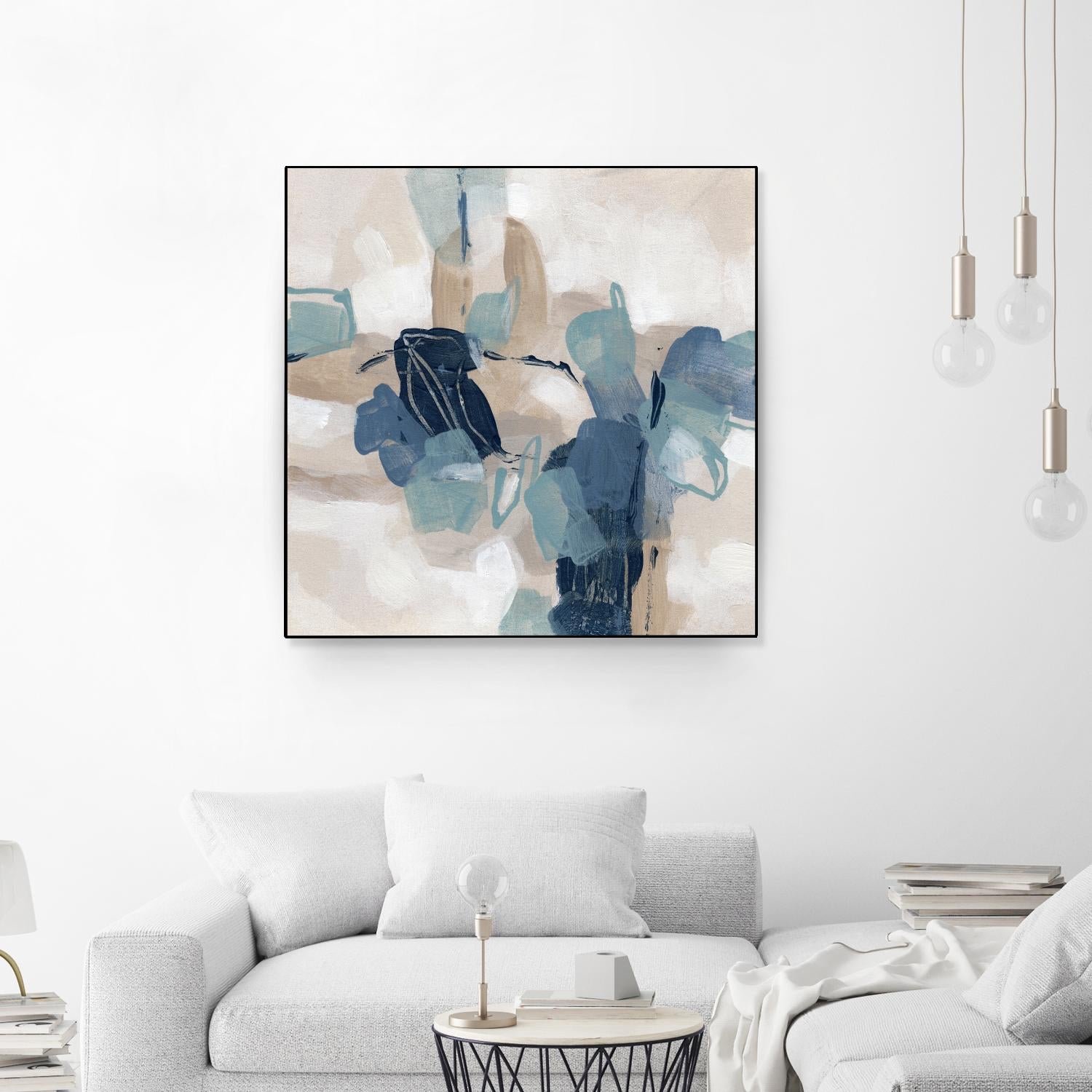 Blues Chorus II by June Vess on GIANT ART - beige abstract abstract