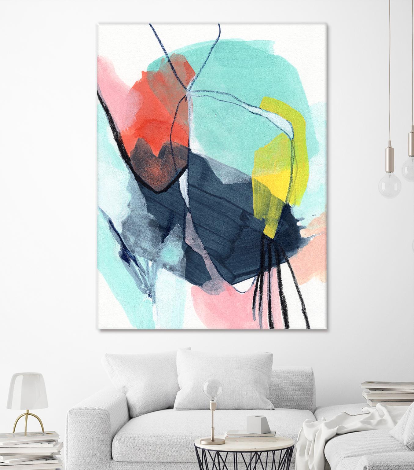 Color Wish II by June Vess on GIANT ART - red abstract abstract