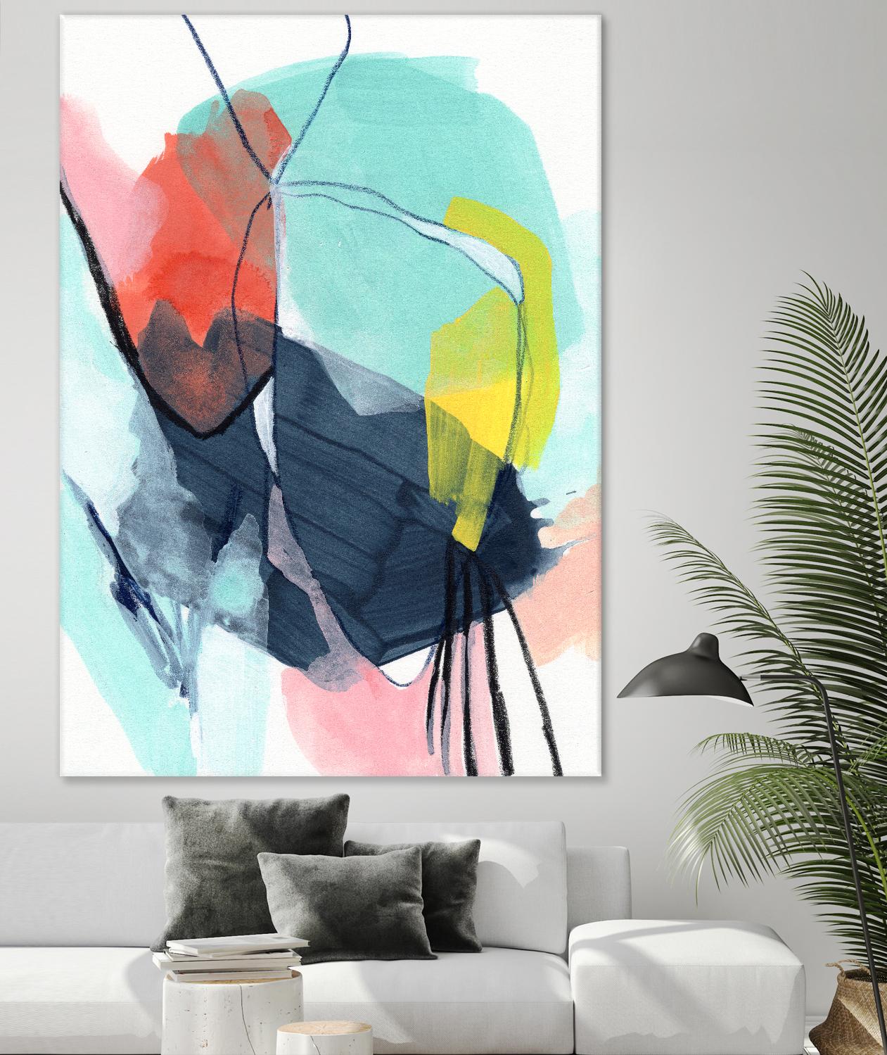 Color Wish II by June Vess on GIANT ART - red abstract abstract