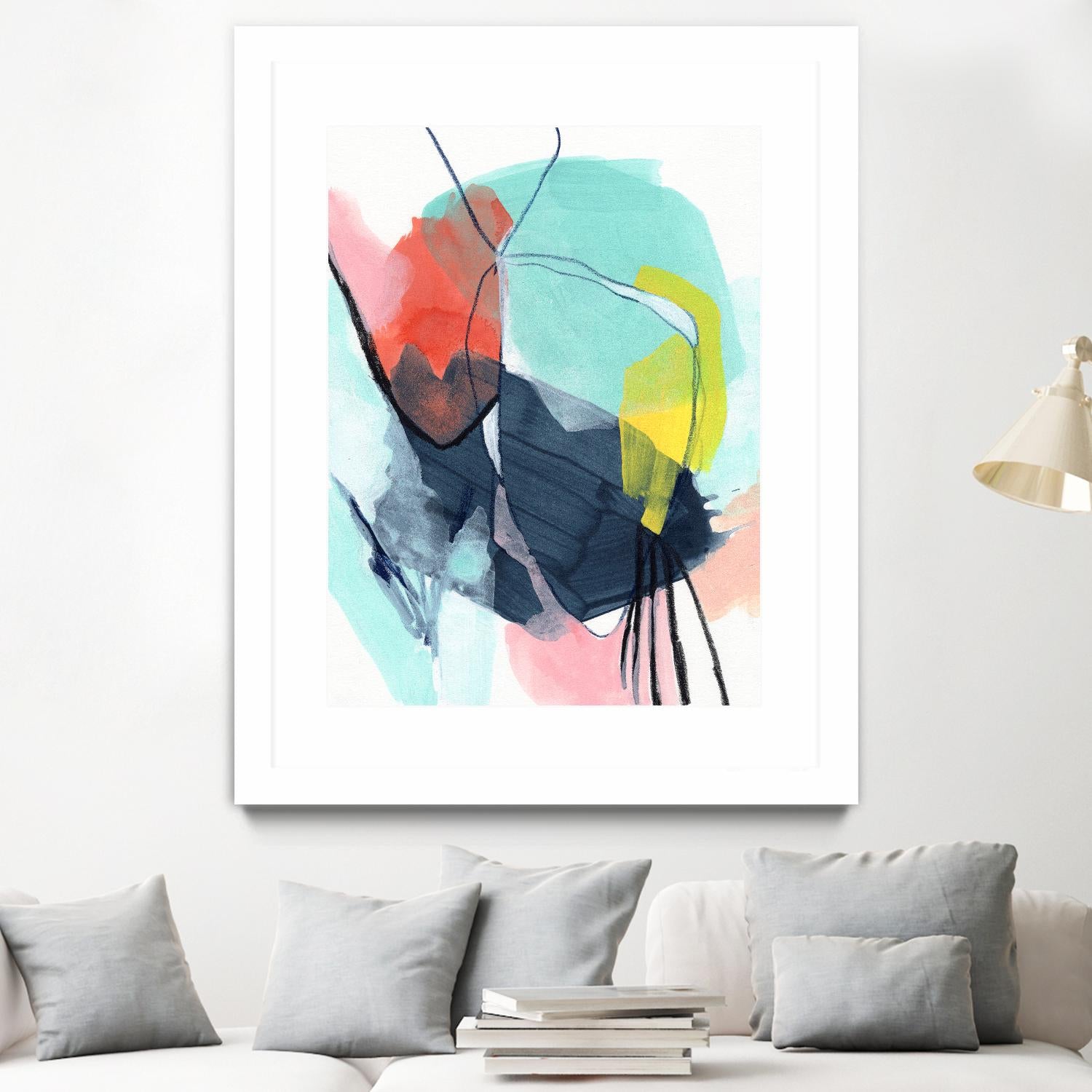 Color Wish II by June Vess on GIANT ART - red abstract abstract