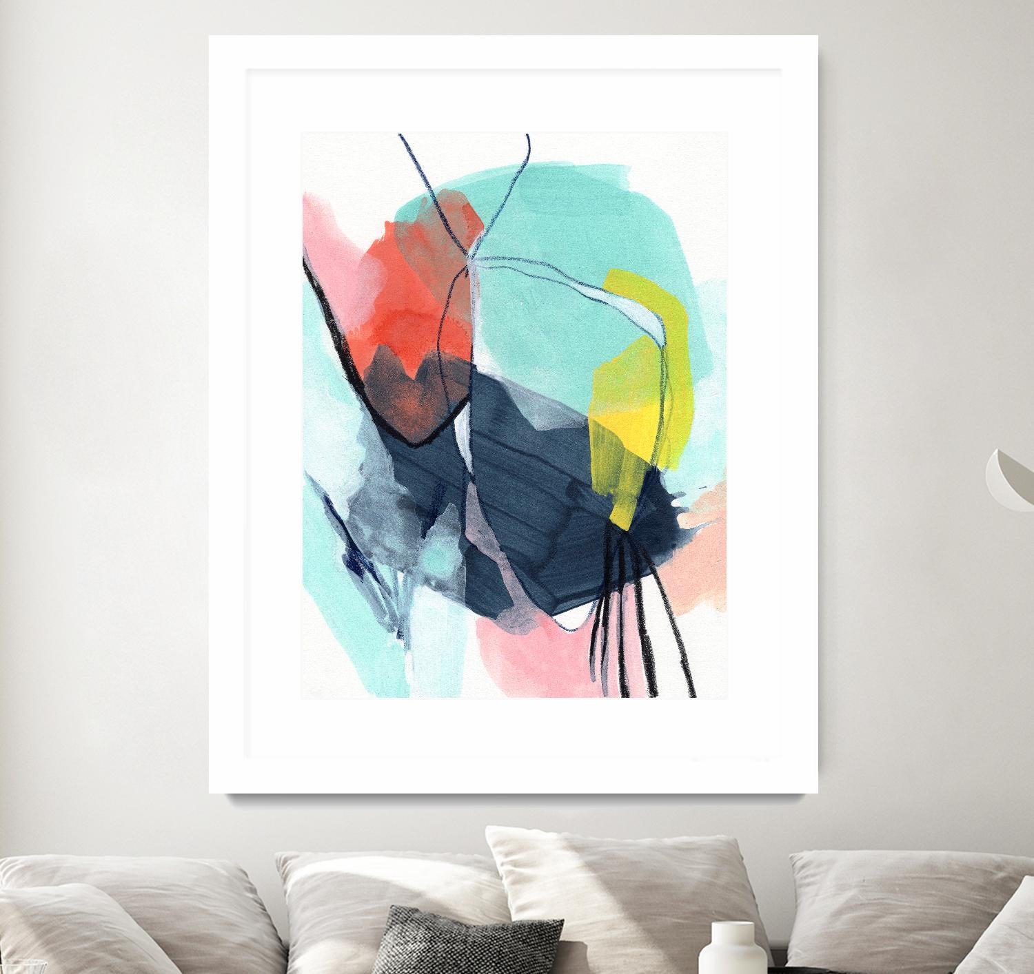 Color Wish II by June Vess on GIANT ART - red abstract abstract