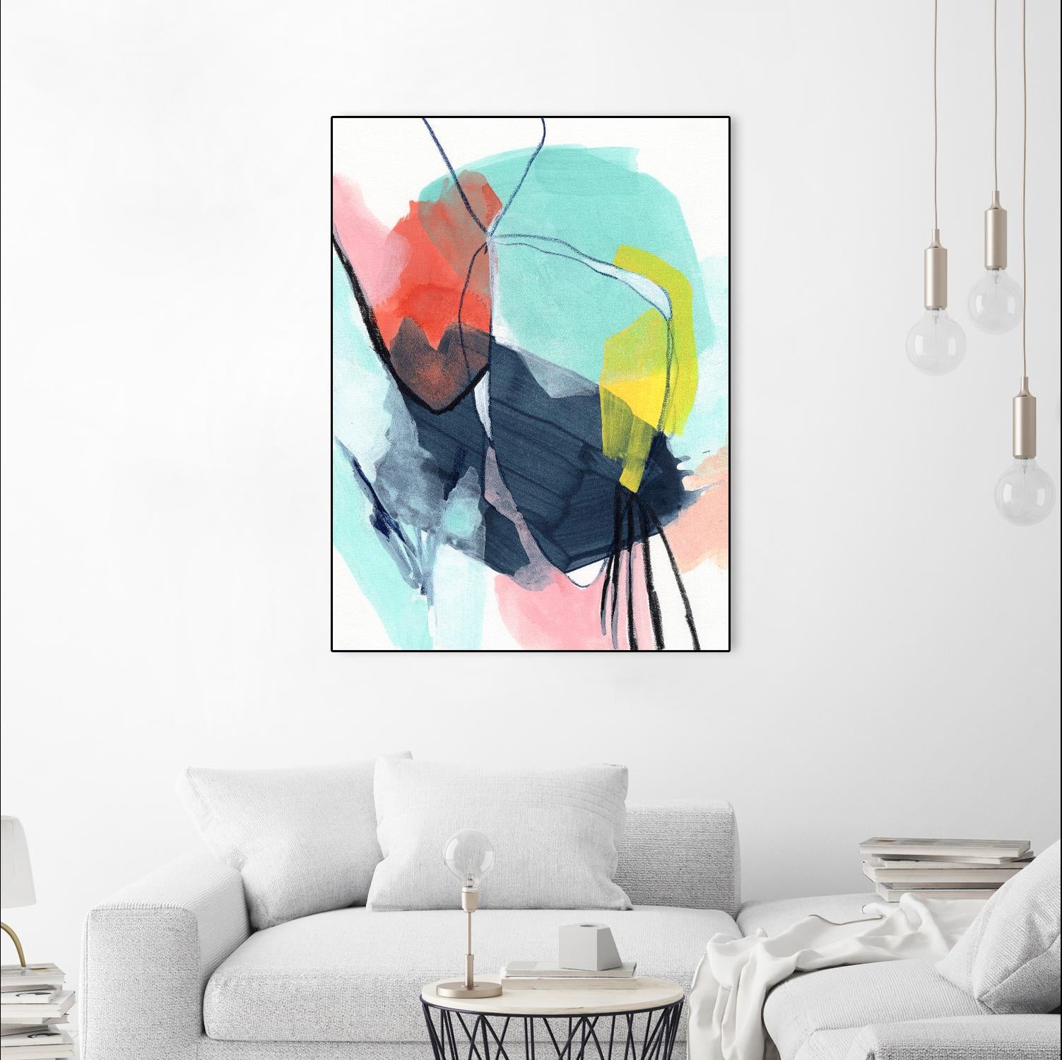 Color Wish II by June Vess on GIANT ART - red abstract abstract