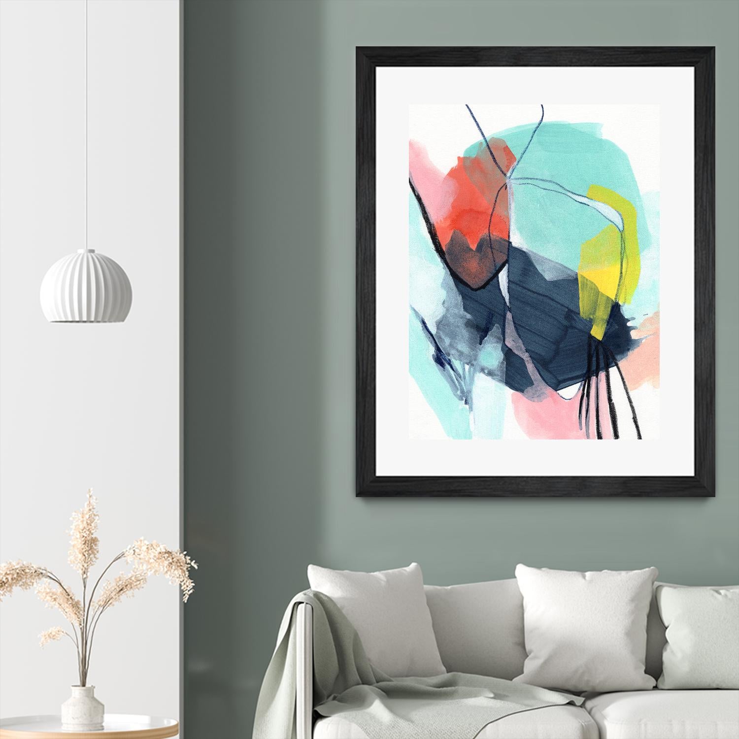 Color Wish II by June Vess on GIANT ART - red abstract abstract