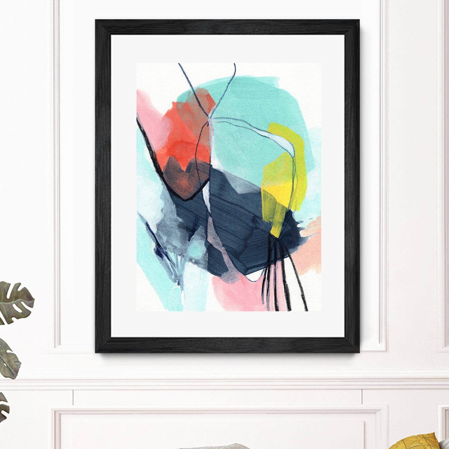 Color Wish II by June Vess on GIANT ART - red abstract abstract