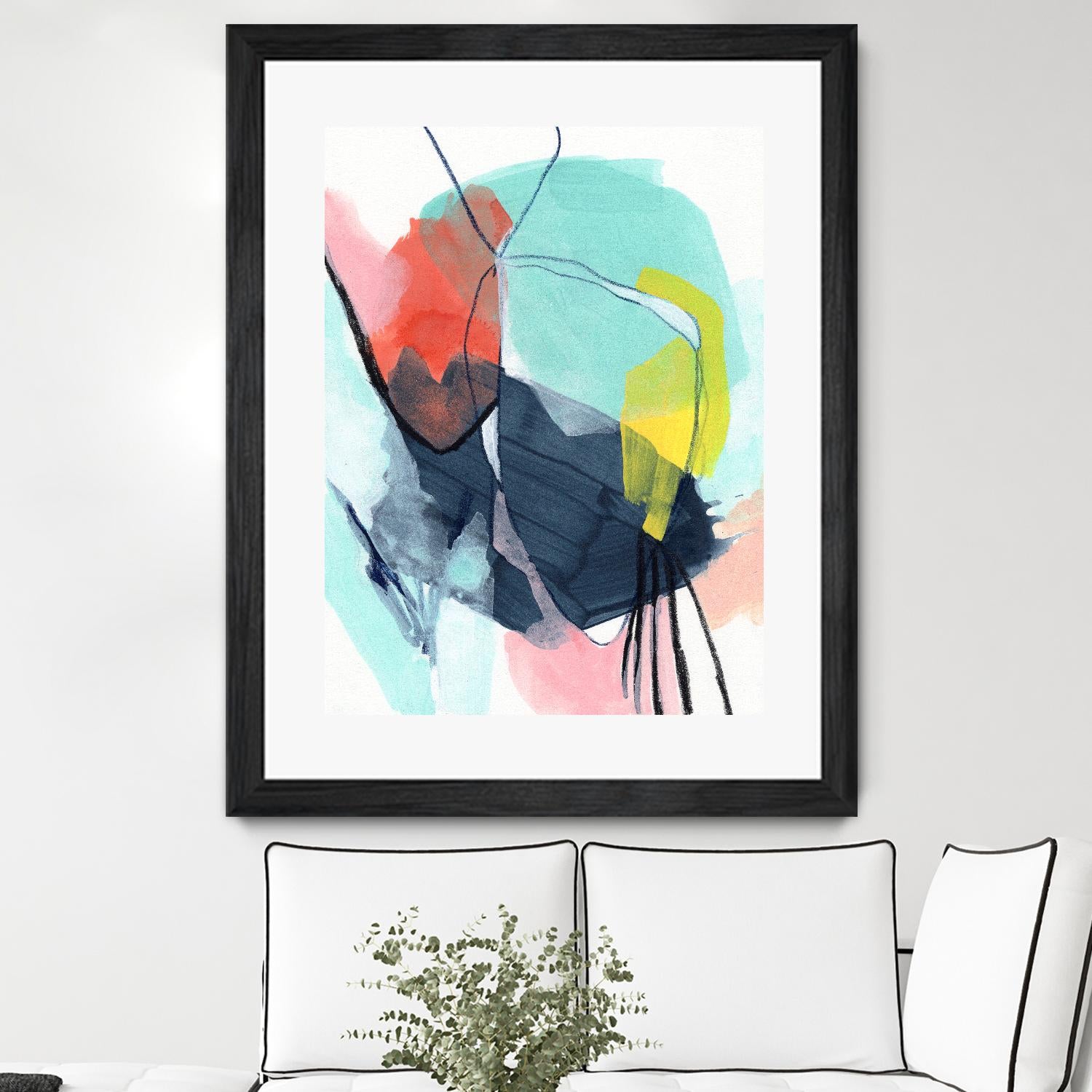 Color Wish II by June Vess on GIANT ART - red abstract abstract