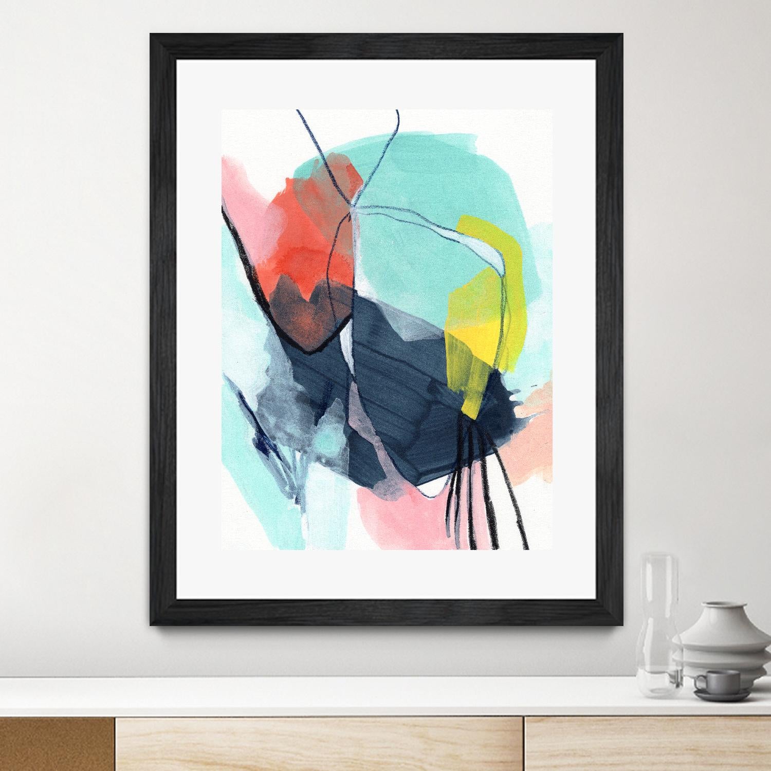 Color Wish II by June Vess on GIANT ART - red abstract abstract