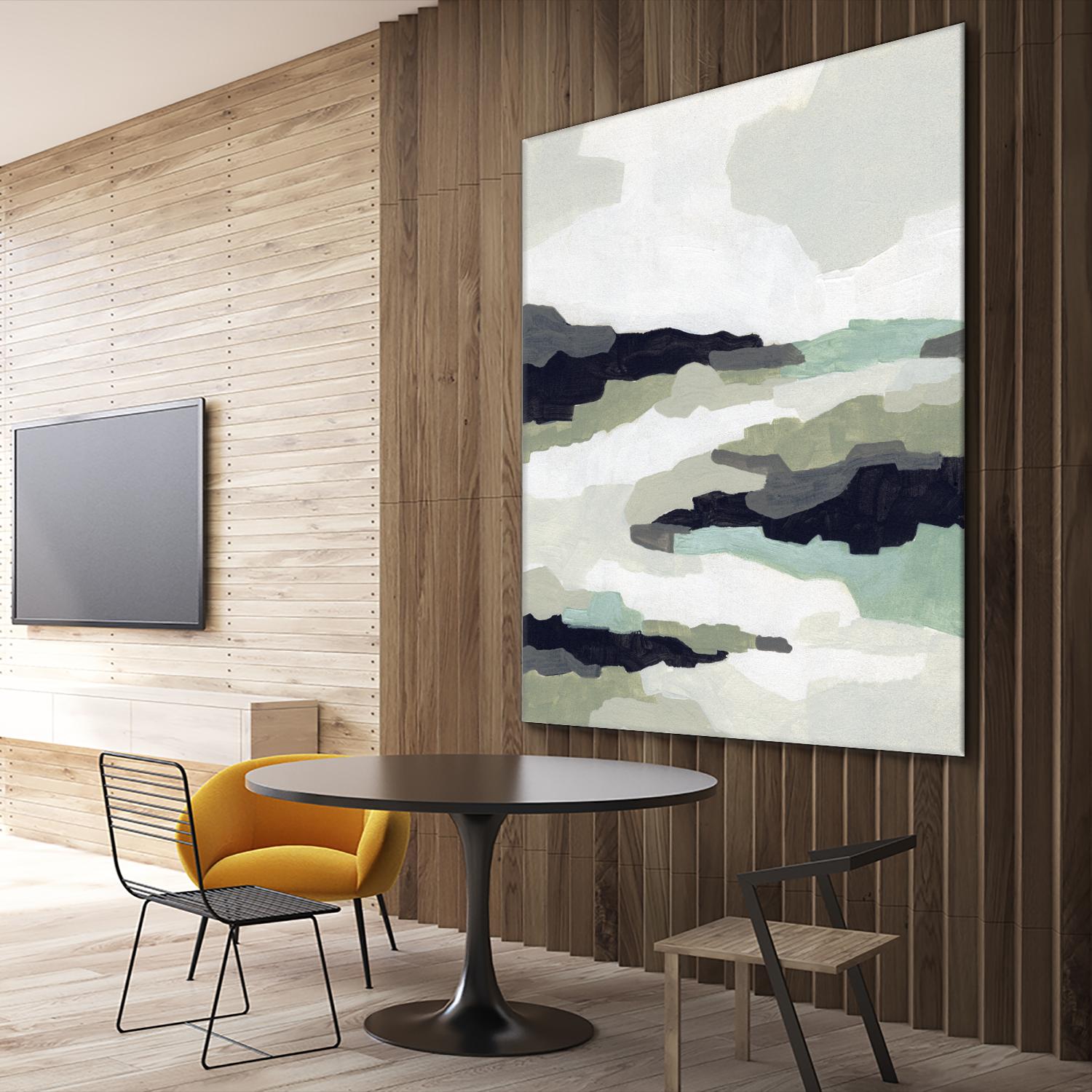 Mint Mesa II by June Vess on GIANT ART - grey abstract abstract