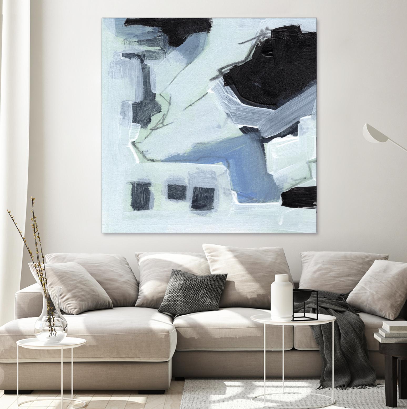 Fractal Sky V by Jennifer Parker on GIANT ART - blue abstract abstract