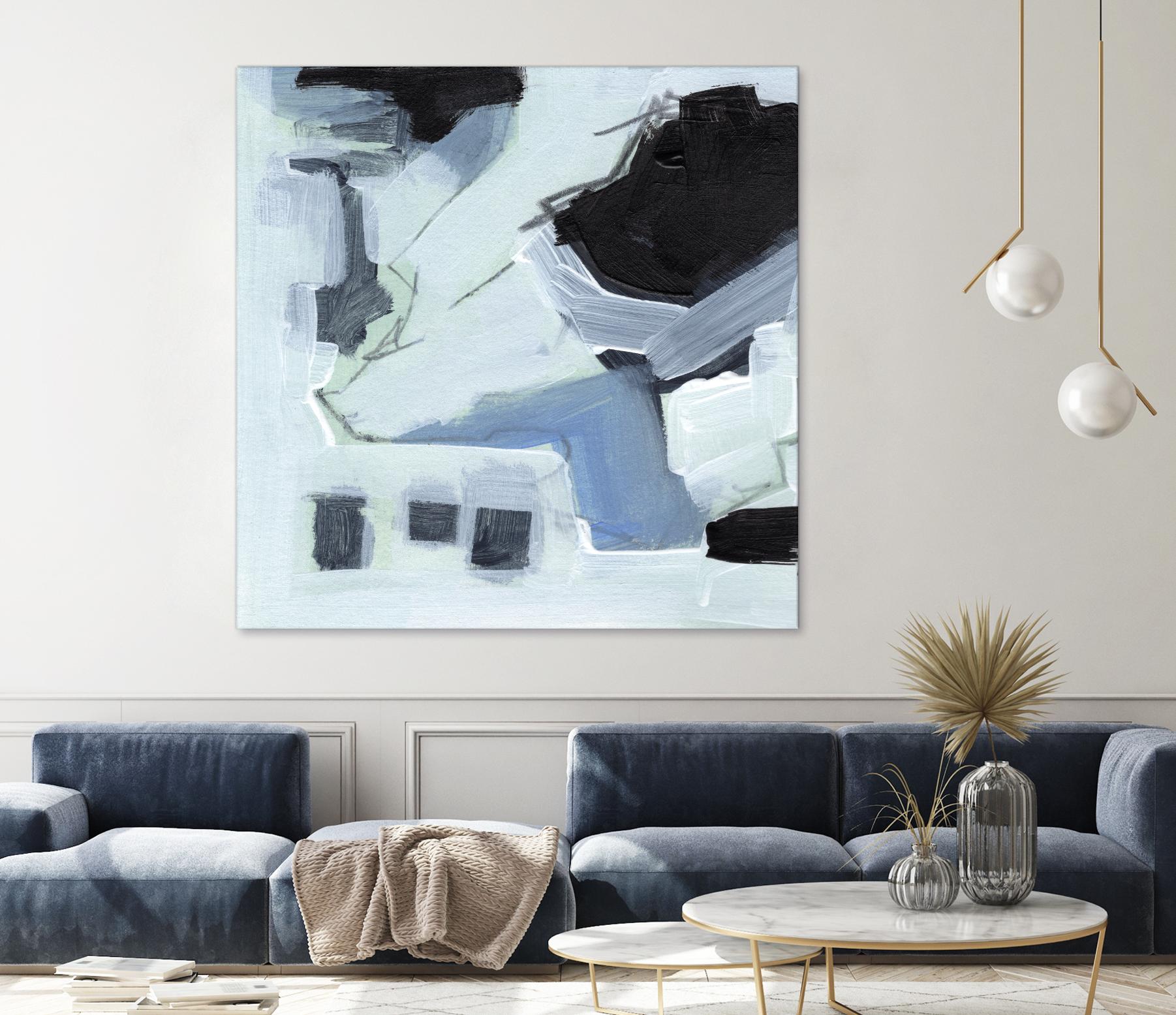 Fractal Sky V by Jennifer Parker on GIANT ART - blue abstract abstract