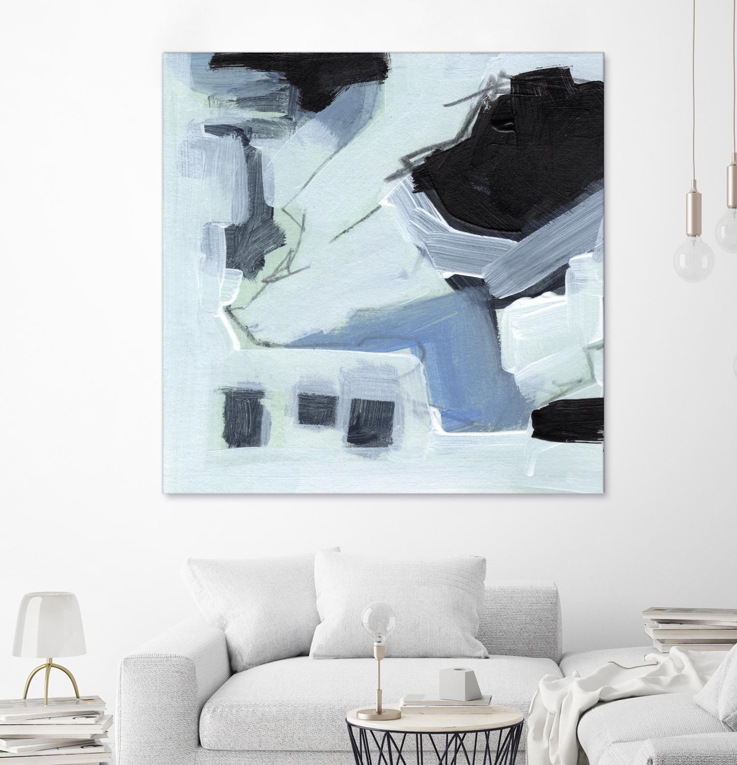 Fractal Sky V by Jennifer Parker on GIANT ART - blue abstract abstract