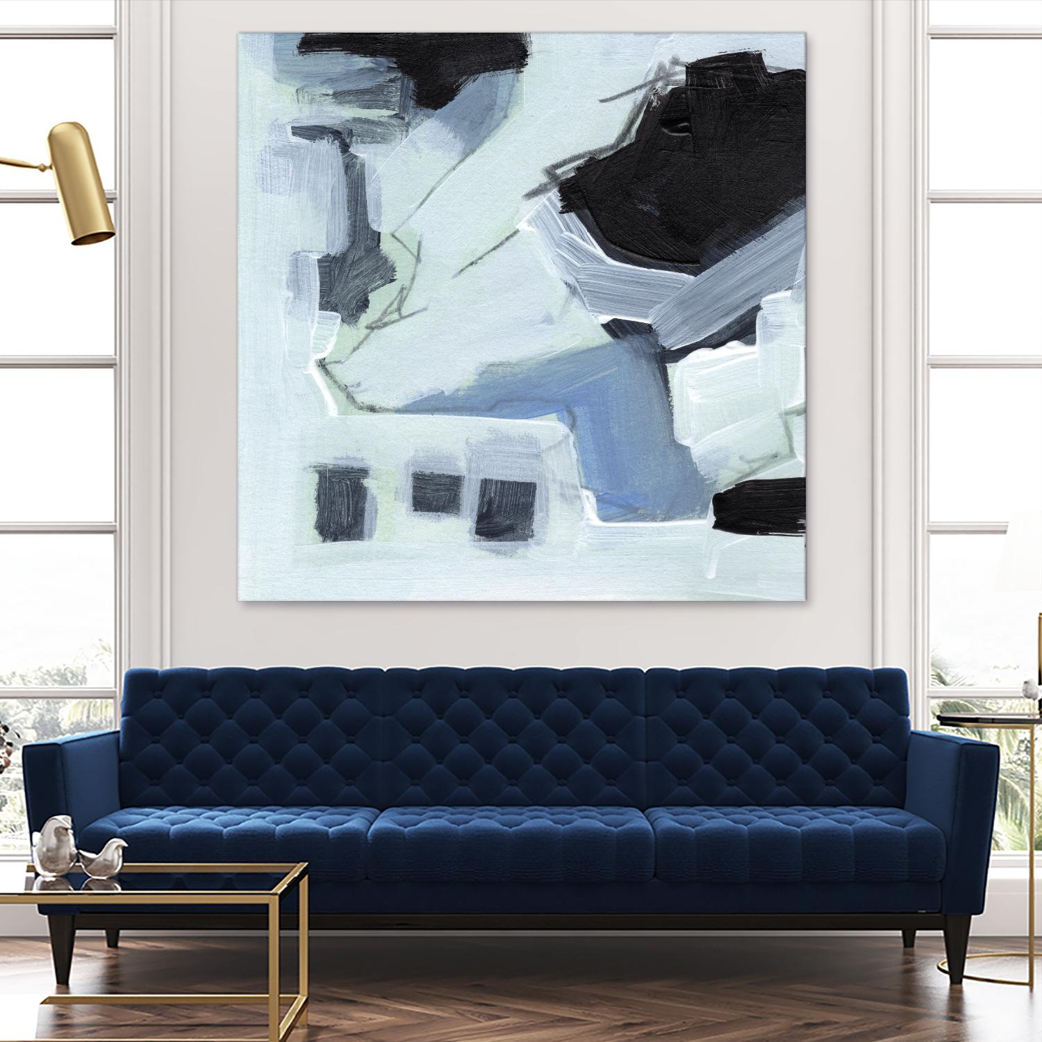 Fractal Sky V by Jennifer Parker on GIANT ART - blue abstract abstract