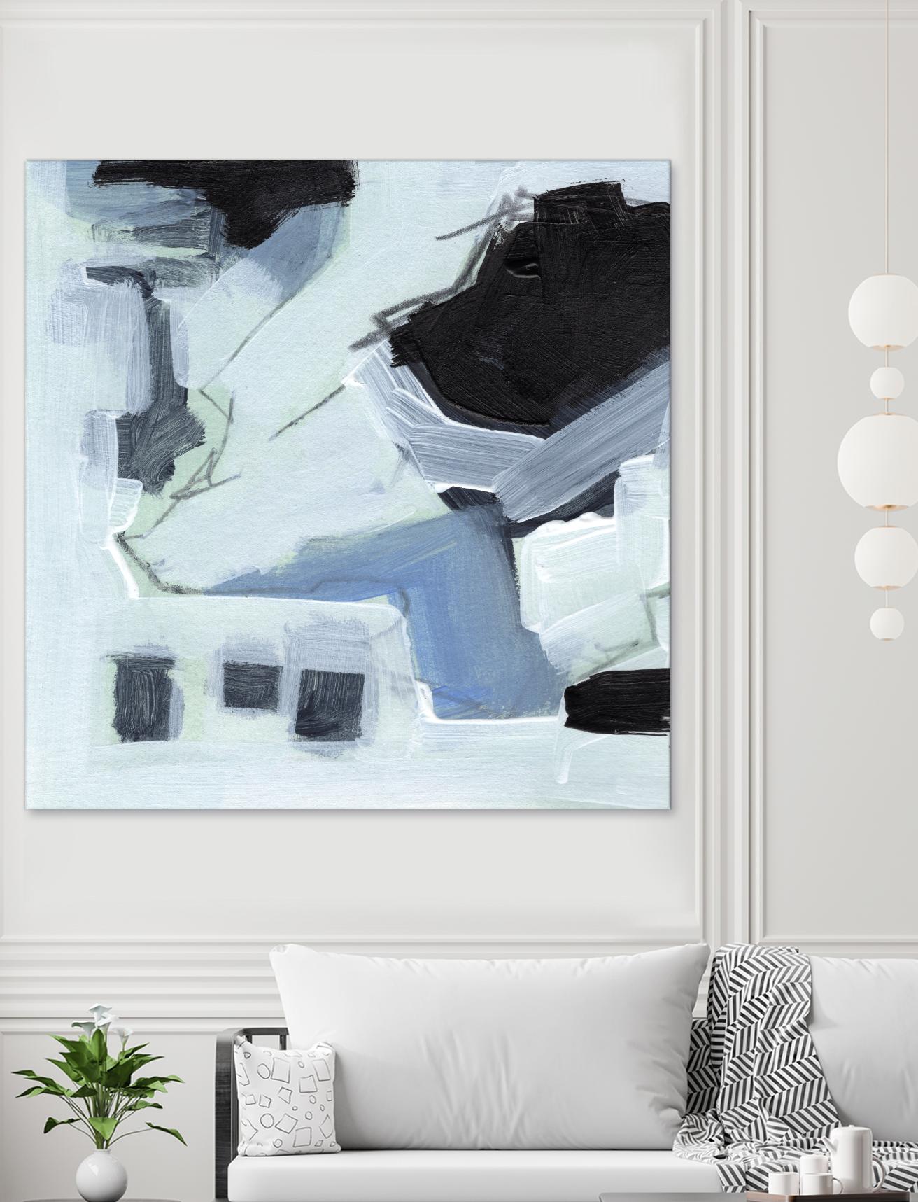 Fractal Sky V by Jennifer Parker on GIANT ART - blue abstract abstract