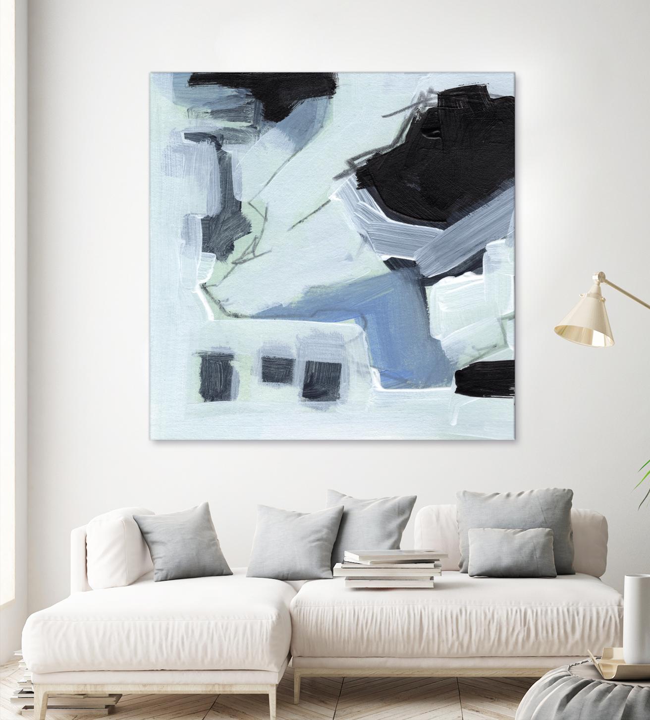 Fractal Sky V by Jennifer Parker on GIANT ART - blue abstract abstract