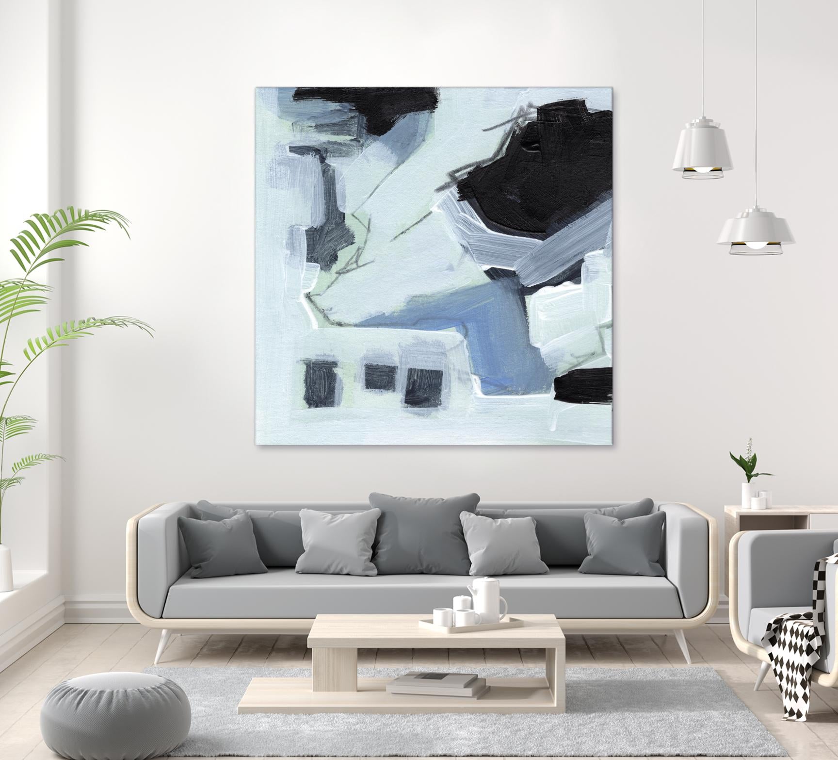 Fractal Sky V by Jennifer Parker on GIANT ART - blue abstract abstract