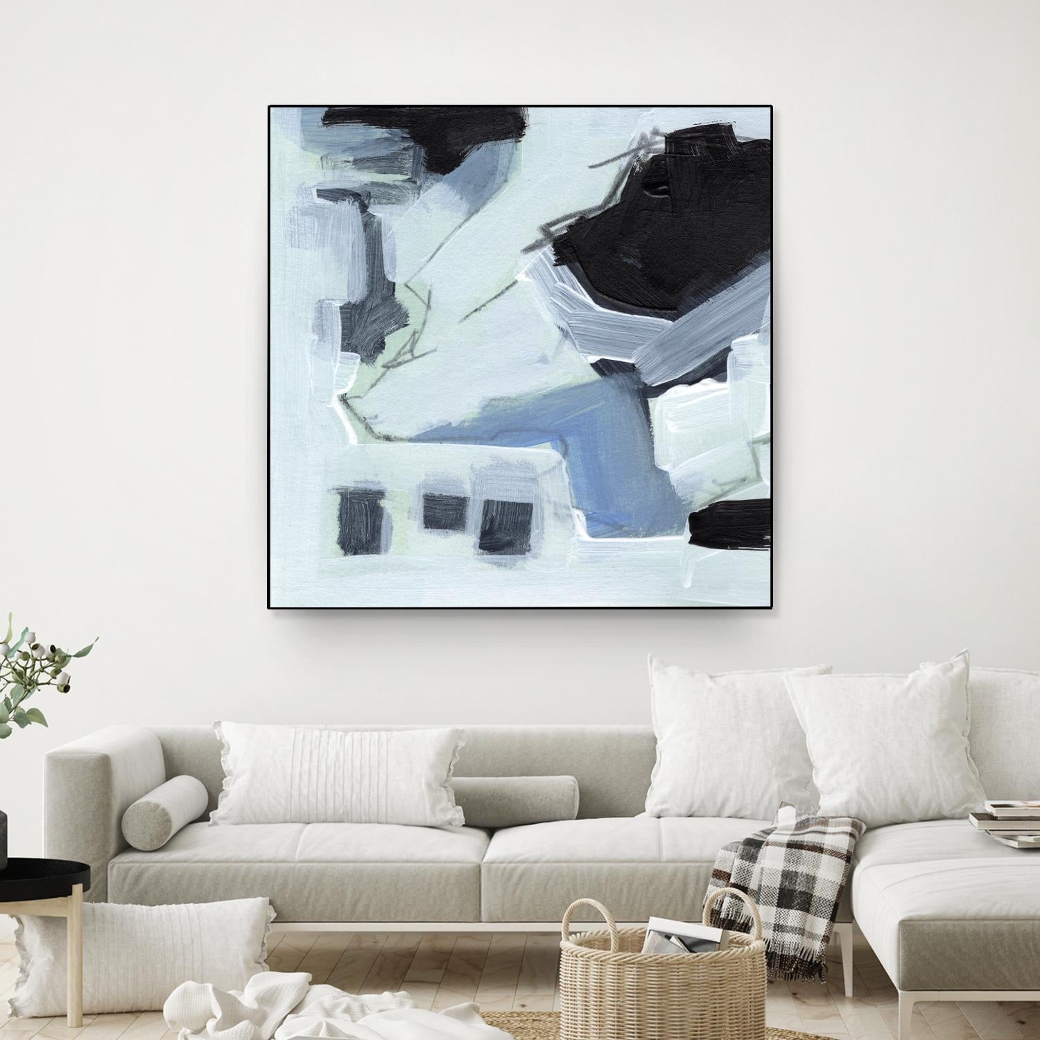 Fractal Sky V by Jennifer Parker on GIANT ART - blue abstract abstract