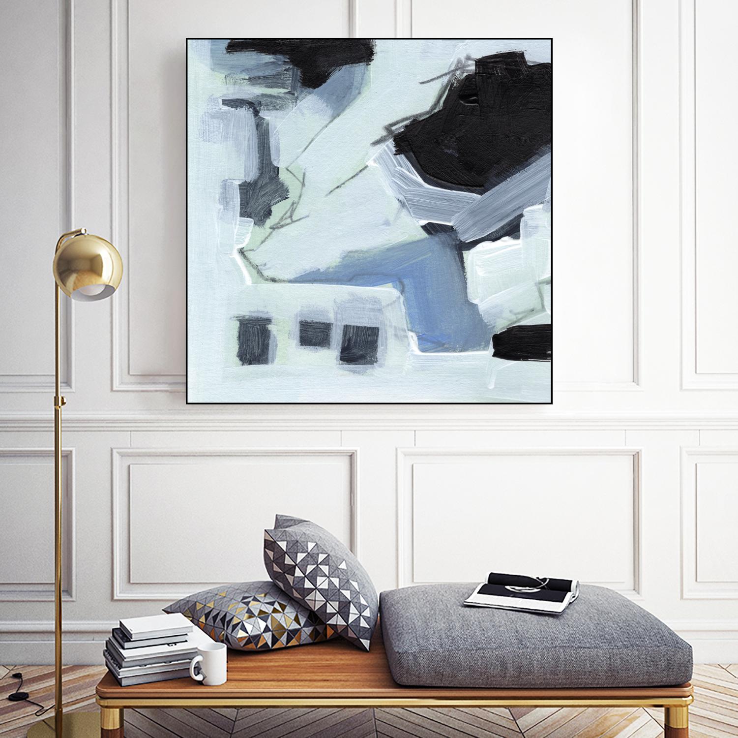 Fractal Sky V by Jennifer Parker on GIANT ART - blue abstract abstract