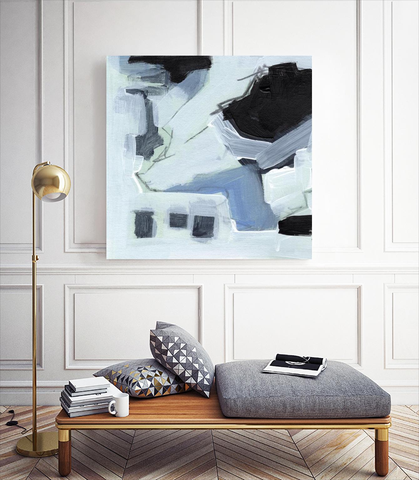 Fractal Sky V by Jennifer Parker on GIANT ART - blue abstract abstract