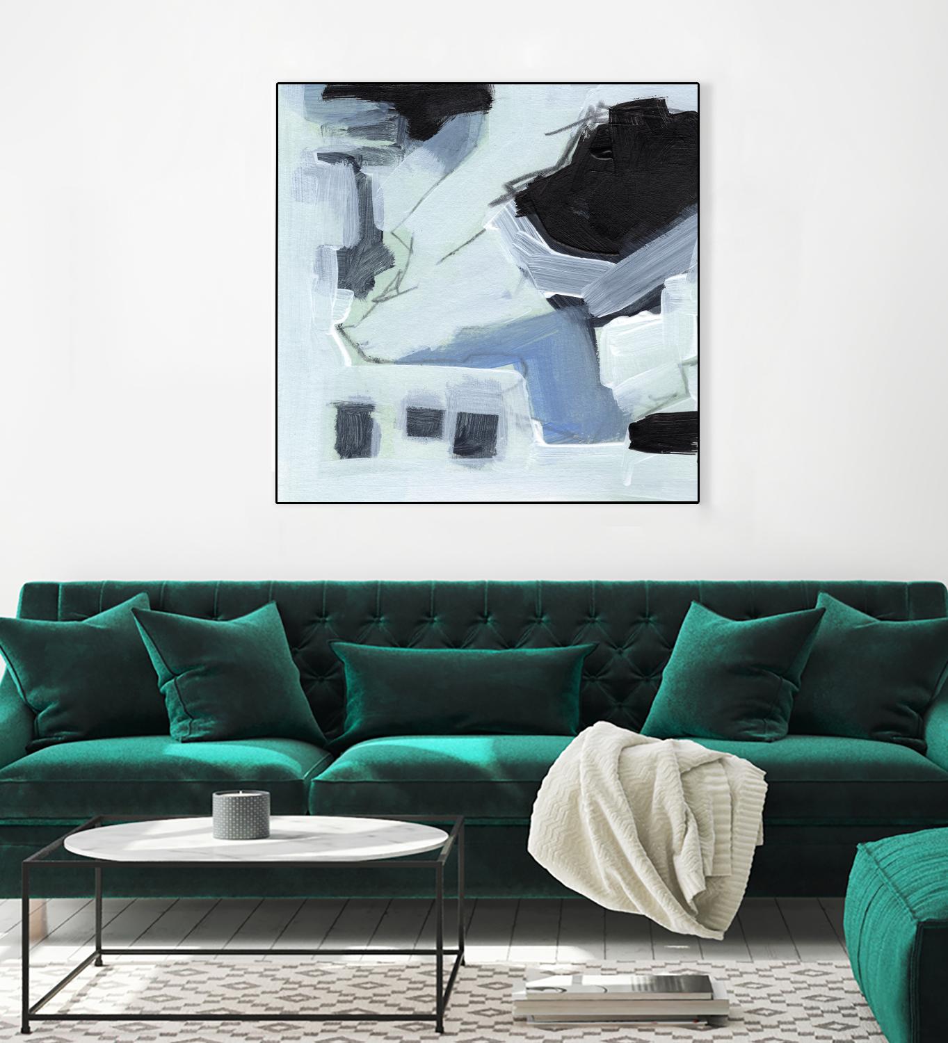 Fractal Sky V by Jennifer Parker on GIANT ART - blue abstract abstract