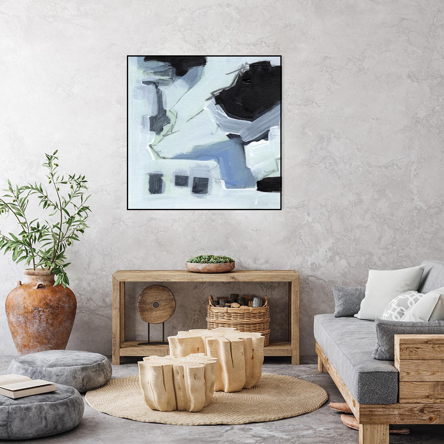 Fractal Sky V by Jennifer Parker on GIANT ART - blue abstract abstract