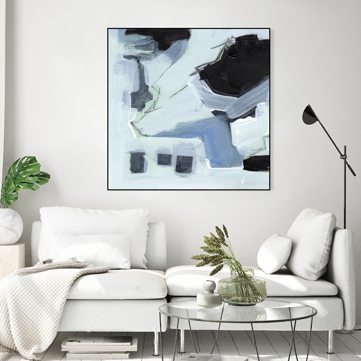 Fractal Sky V by Jennifer Parker on GIANT ART - blue abstract abstract