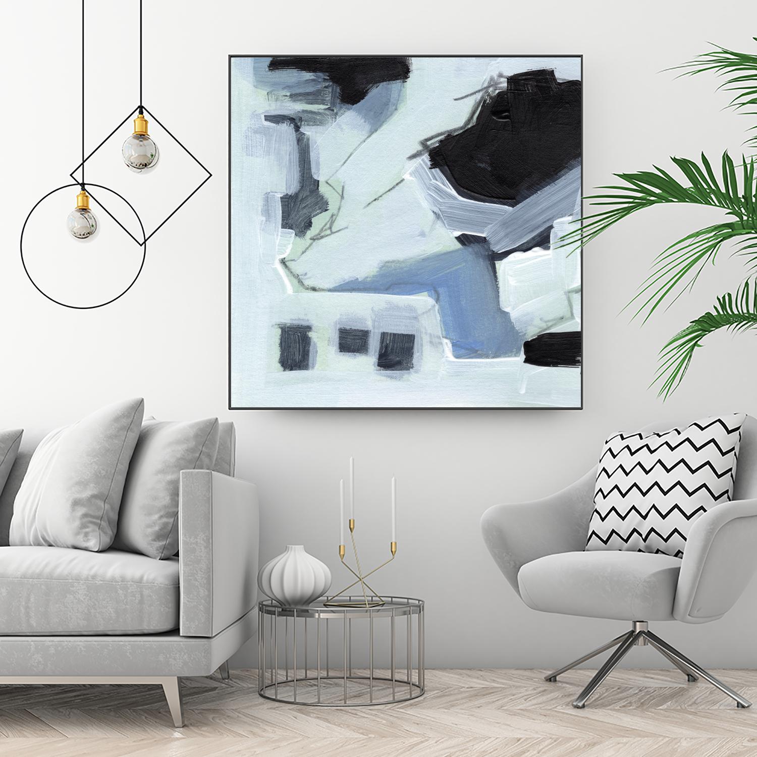 Fractal Sky V by Jennifer Parker on GIANT ART - blue abstract abstract