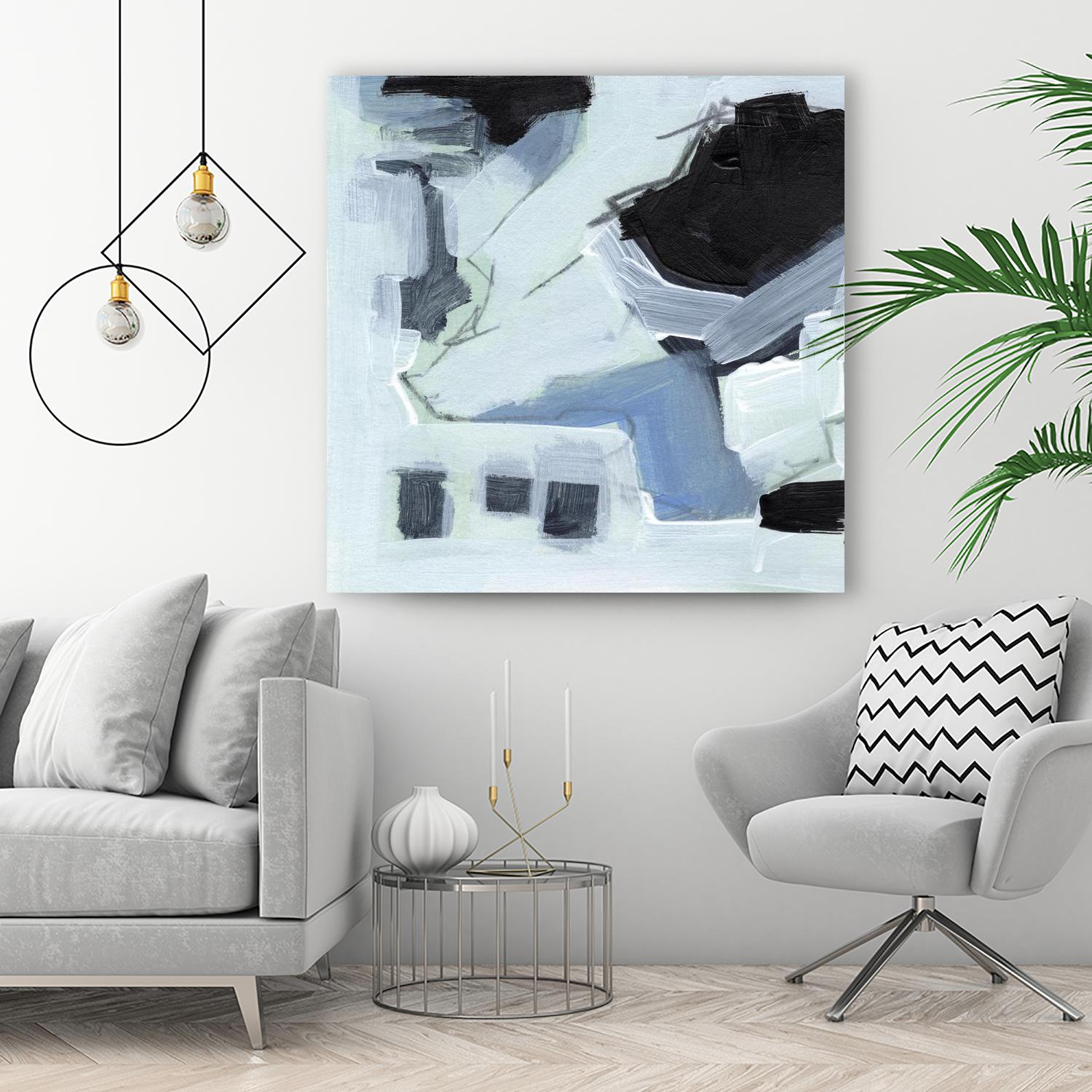 Fractal Sky V by Jennifer Parker on GIANT ART - blue abstract abstract