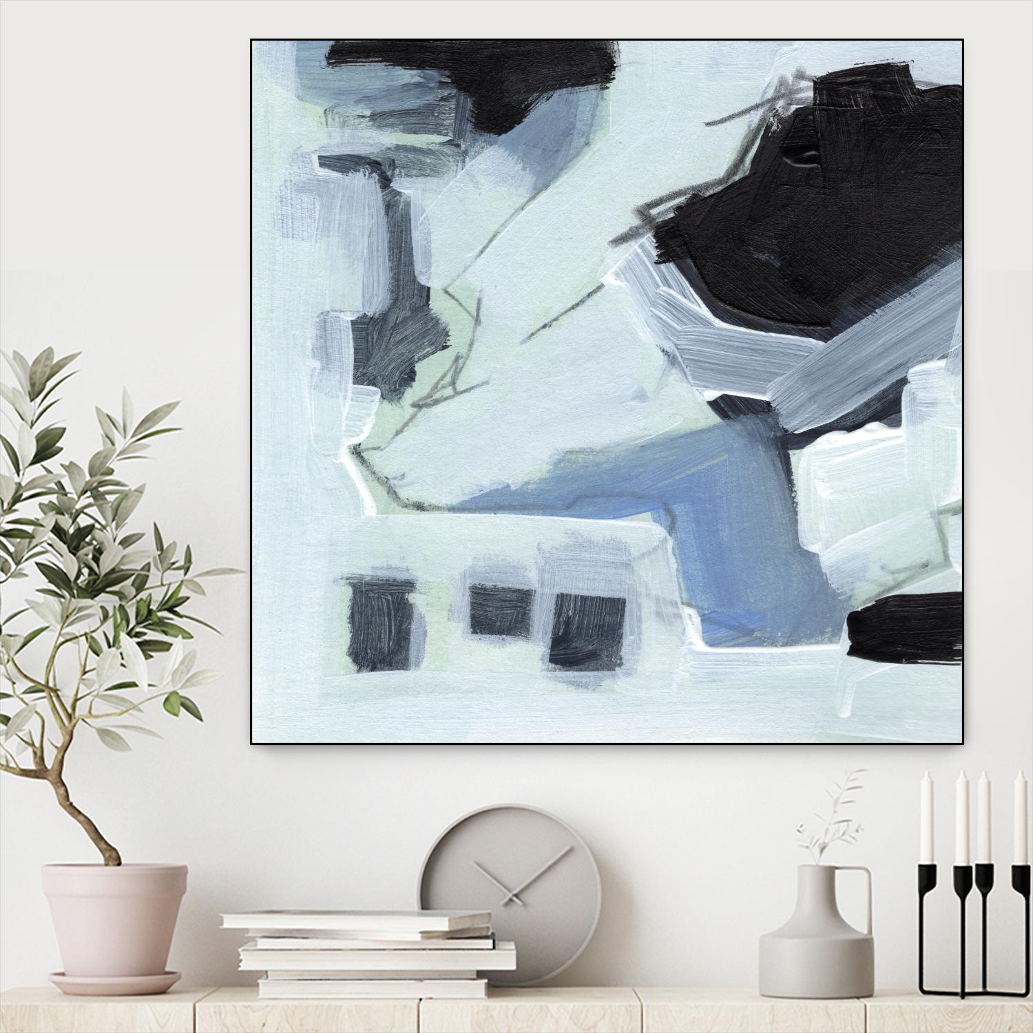 Fractal Sky V by Jennifer Parker on GIANT ART - blue abstract abstract