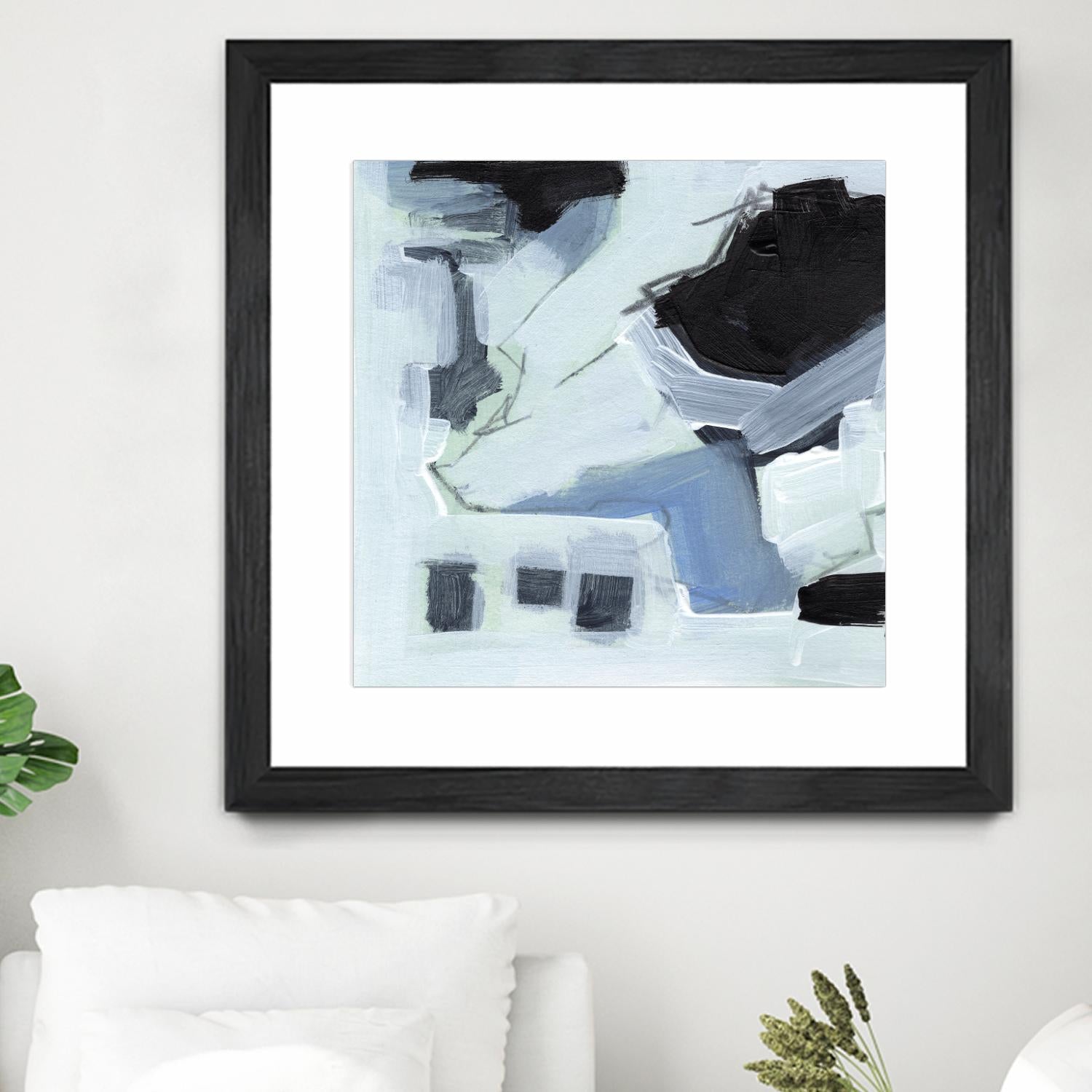 Fractal Sky V by Jennifer Parker on GIANT ART - blue abstract abstract