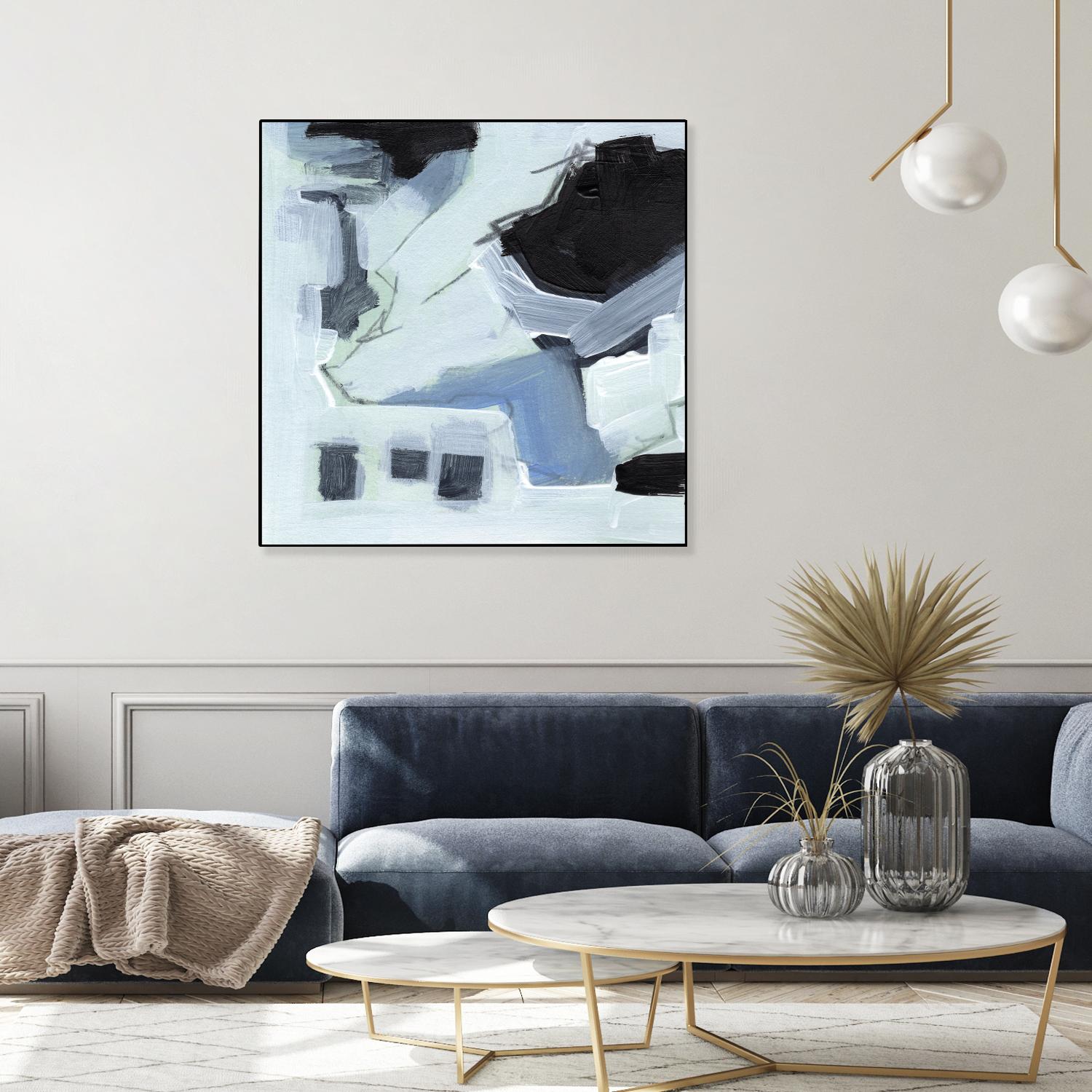 Fractal Sky V by Jennifer Parker on GIANT ART - blue abstract abstract