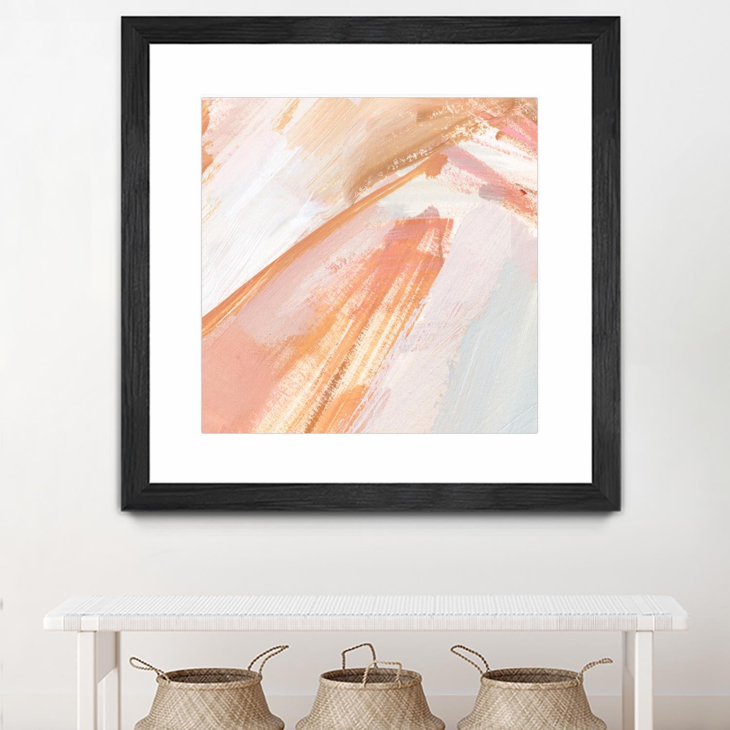 Pink Vanilla III by Annie Warren on GIANT ART - orange abstract abstract