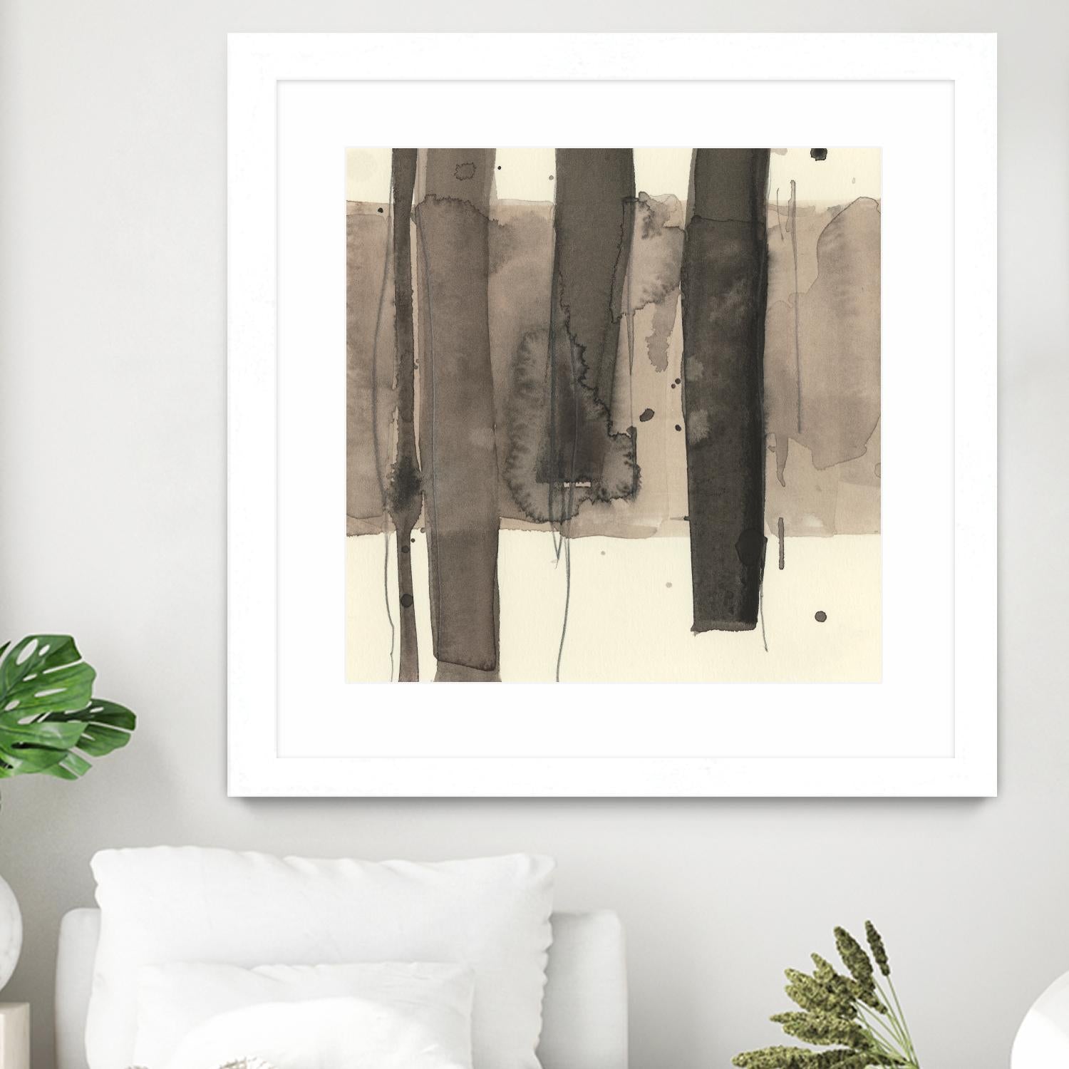 Wood Piling I by Samuel Dixon on GIANT ART - beige abstract abstract