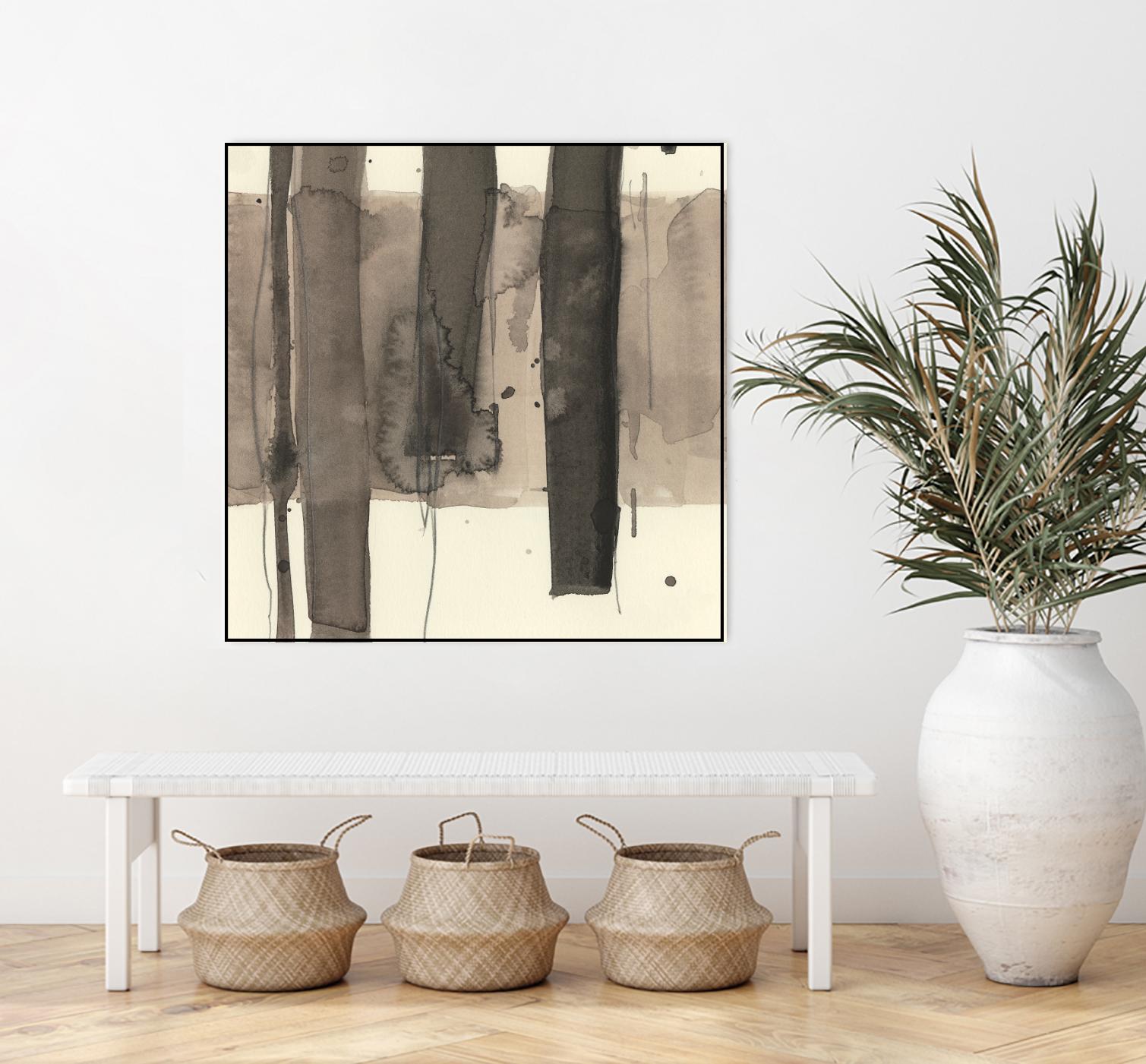 Wood Piling I by Samuel Dixon on GIANT ART - beige abstract abstract