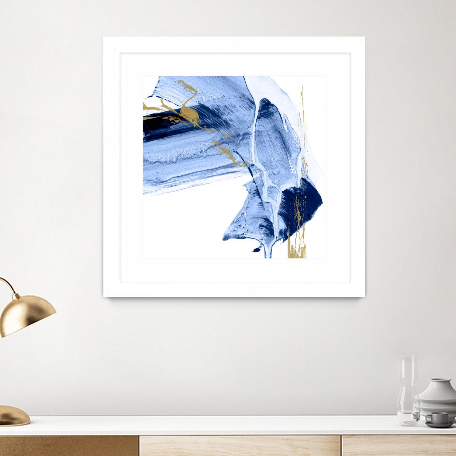 Golden Current I by Ethan Harper on GIANT ART - gold abstract abstract