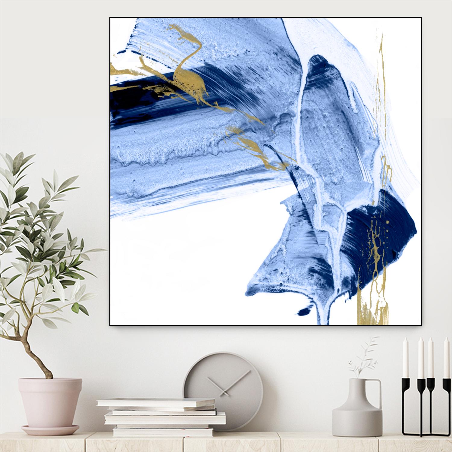 Golden Current I by Ethan Harper on GIANT ART - gold abstract abstract