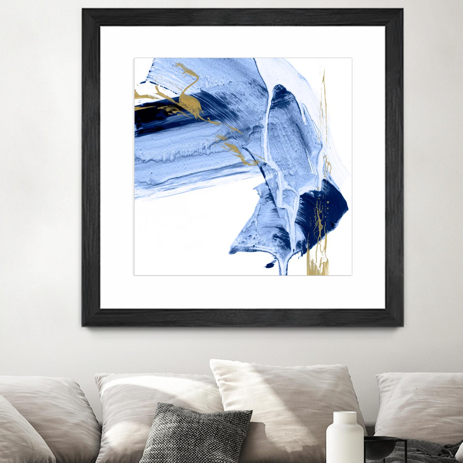 Golden Current I by Ethan Harper on GIANT ART - gold abstract abstract