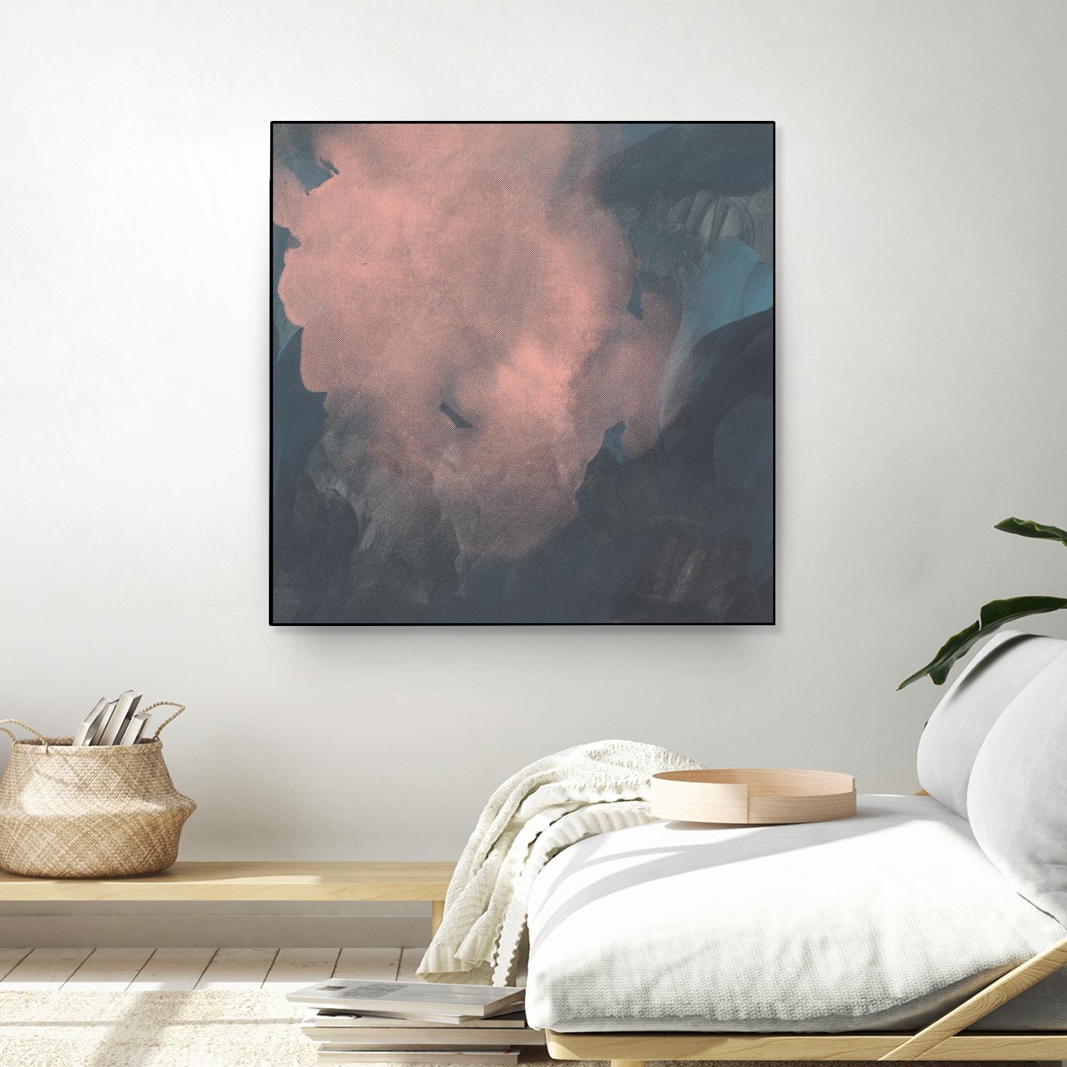 Sunset Aura I by Jacob Green on GIANT ART - pink abstract abstract