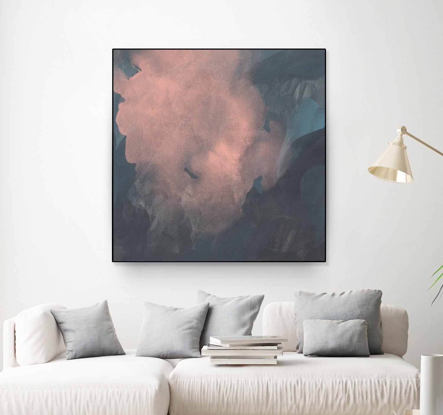 Sunset Aura I by Jacob Green on GIANT ART - pink abstract abstract