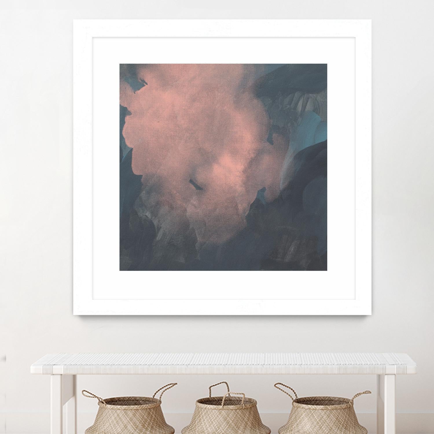 Sunset Aura I by Jacob Green on GIANT ART - pink abstract abstract