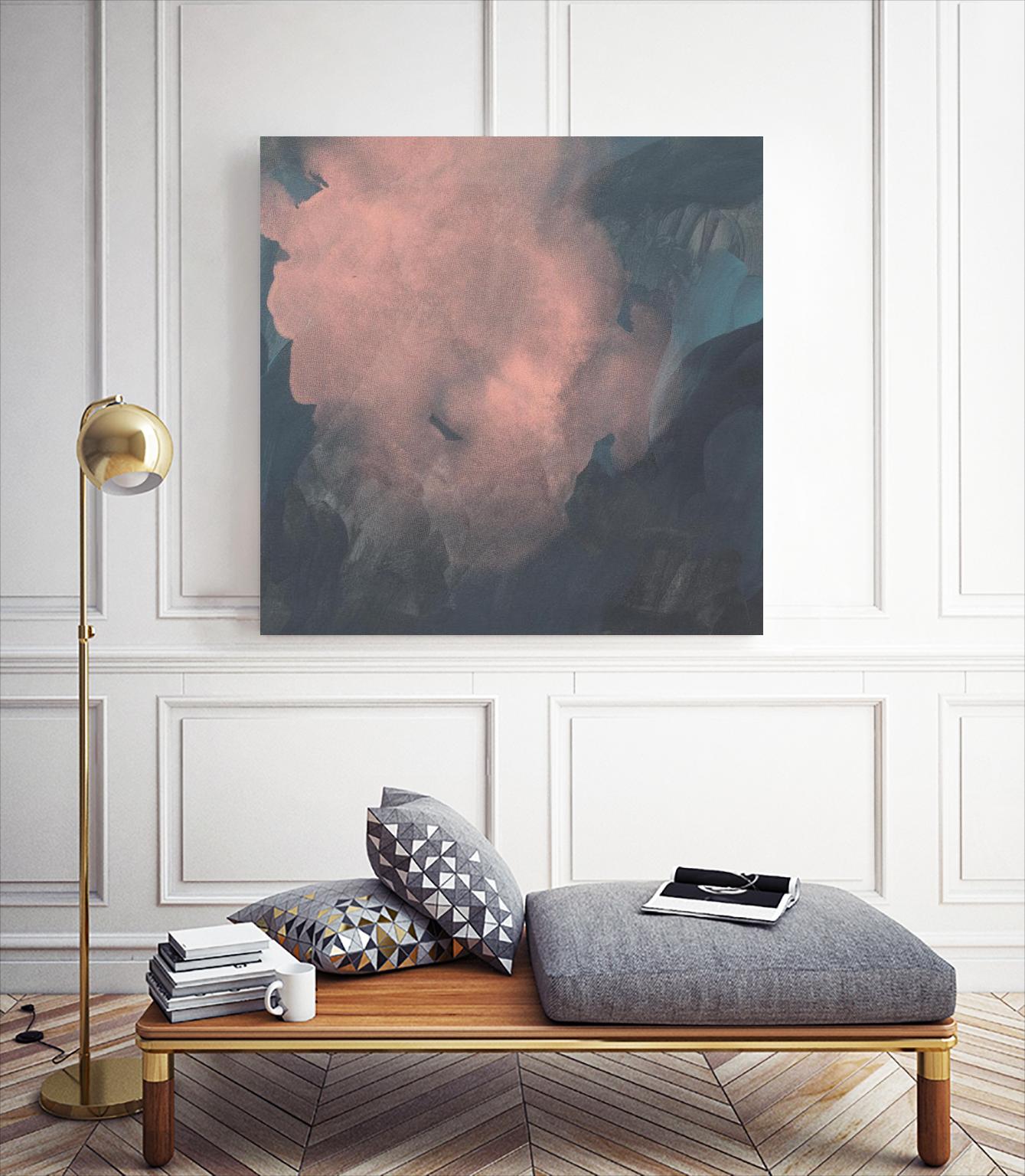 Sunset Aura I by Jacob Green on GIANT ART - pink abstract abstract