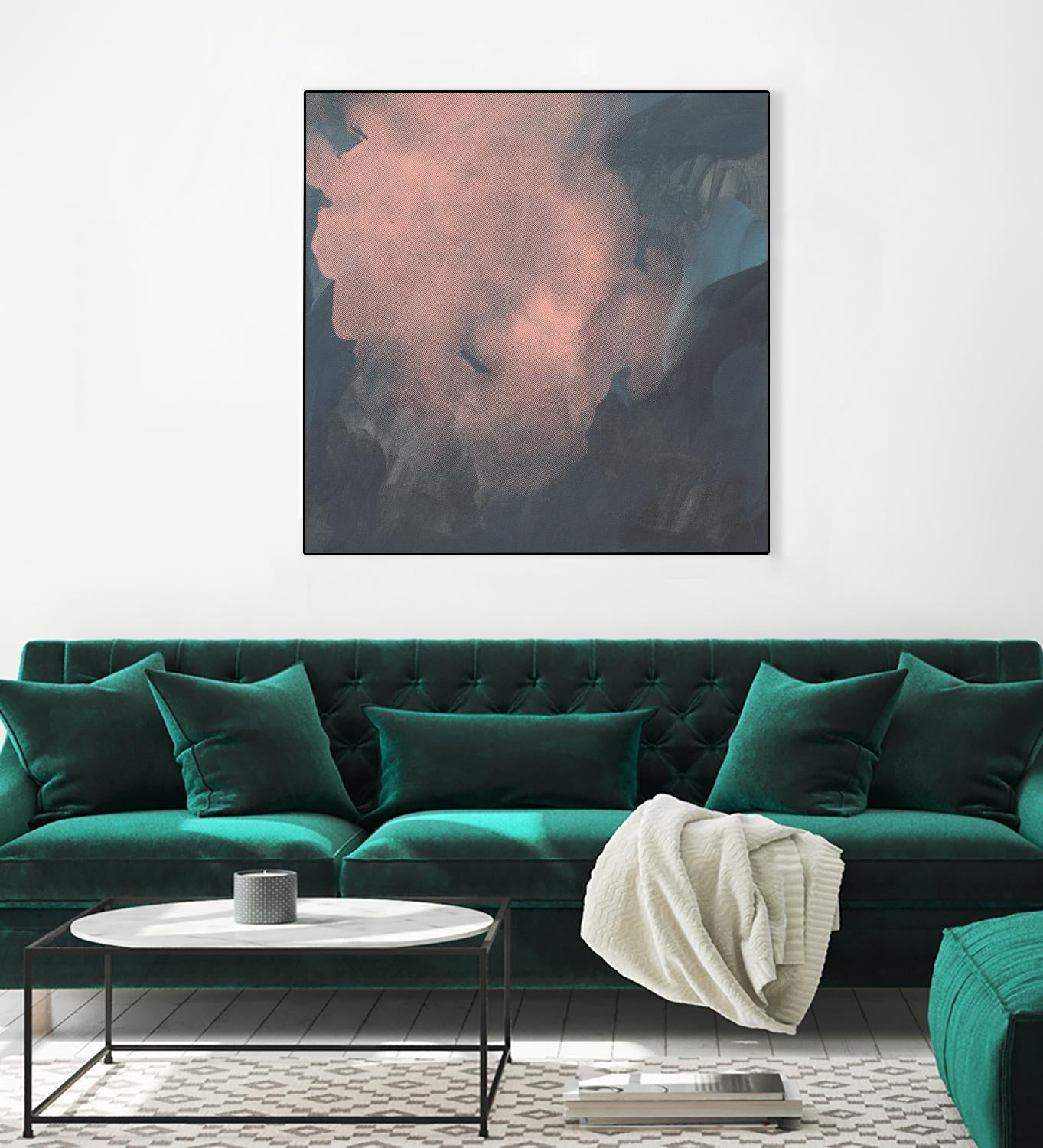 Sunset Aura I by Jacob Green on GIANT ART - pink abstract abstract