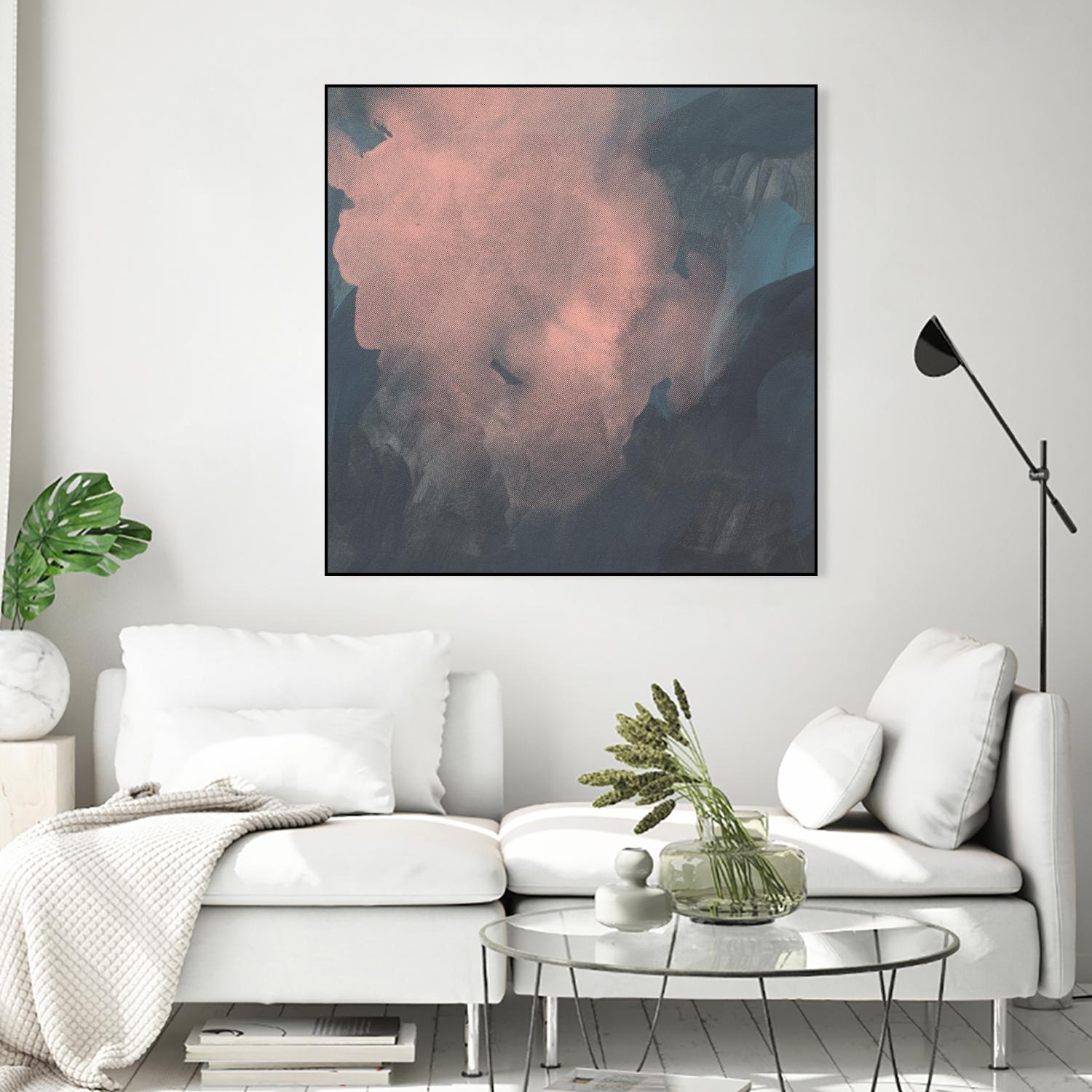 Sunset Aura I by Jacob Green on GIANT ART - pink abstract abstract