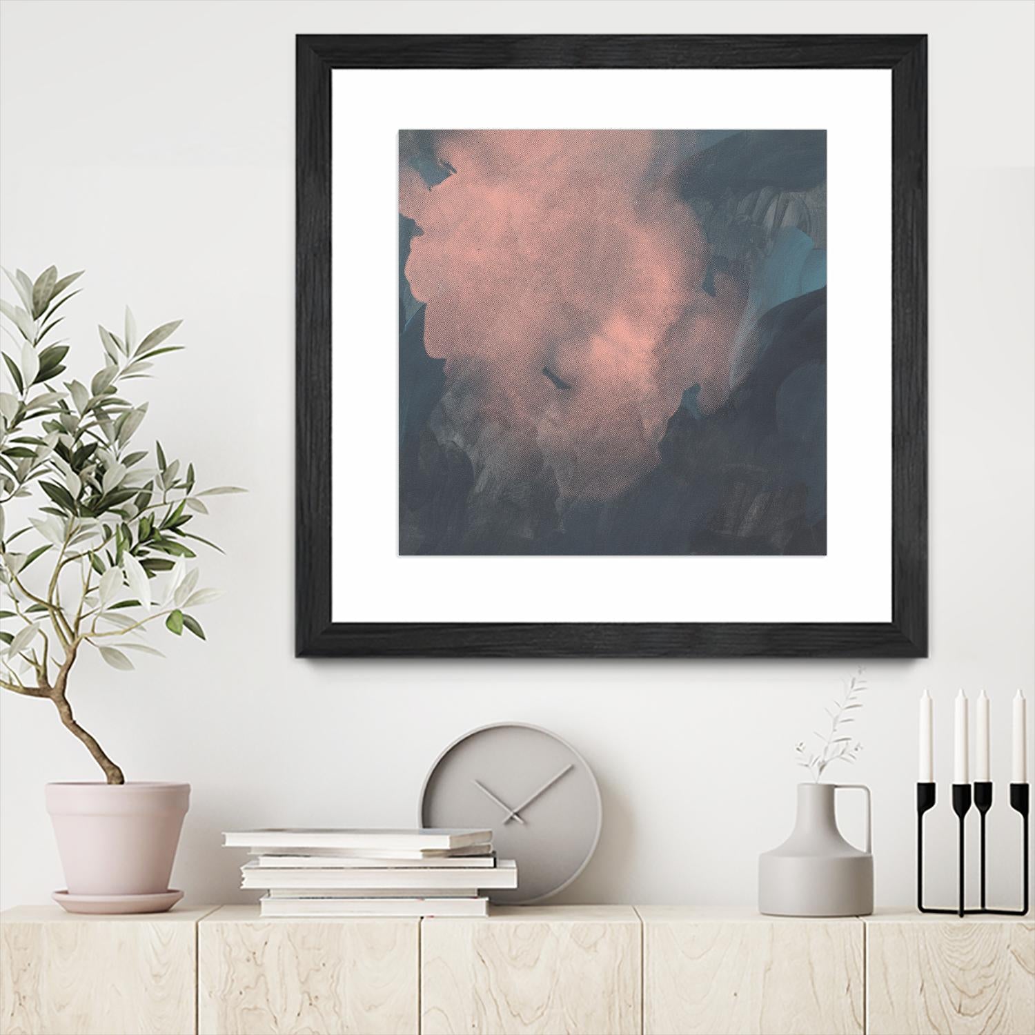 Sunset Aura I by Jacob Green on GIANT ART - pink abstract abstract