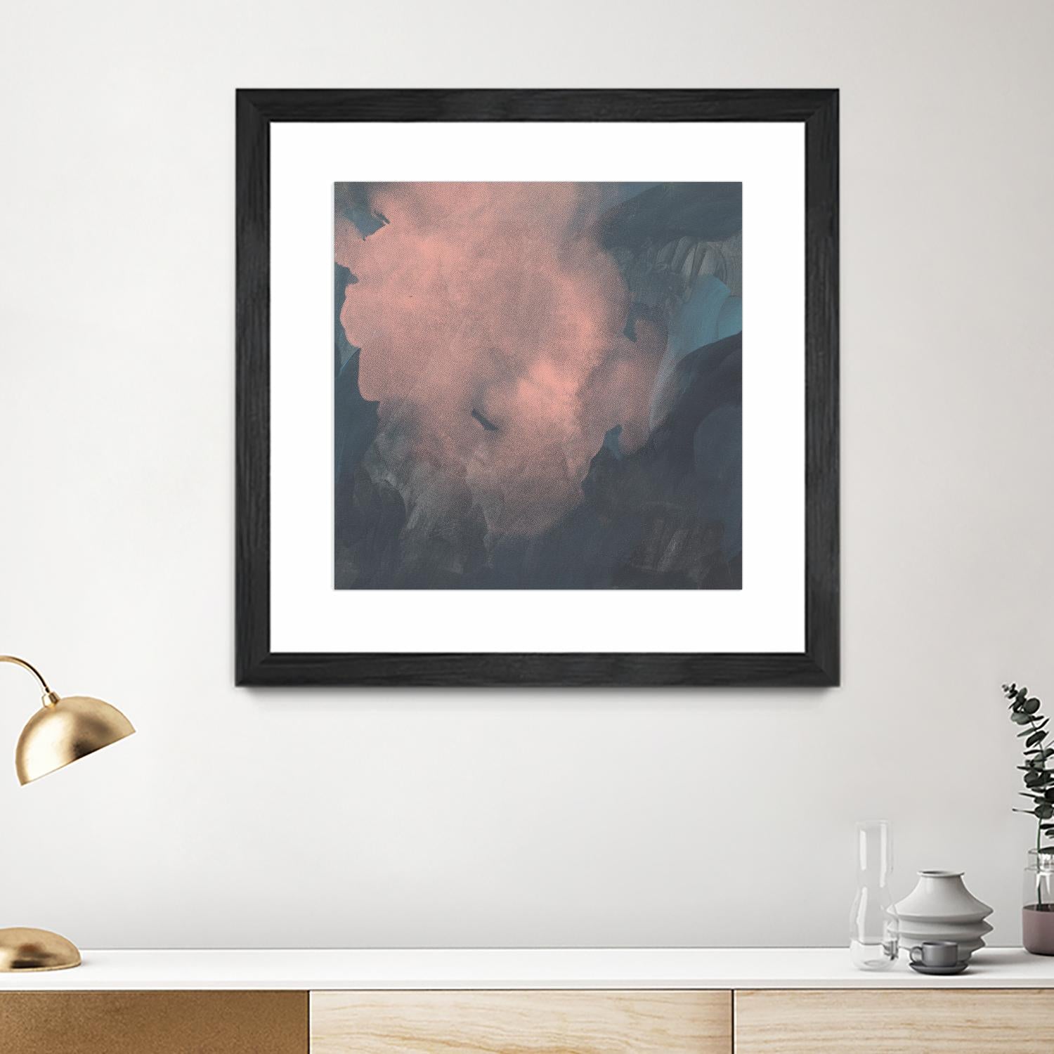 Sunset Aura I by Jacob Green on GIANT ART - pink abstract abstract