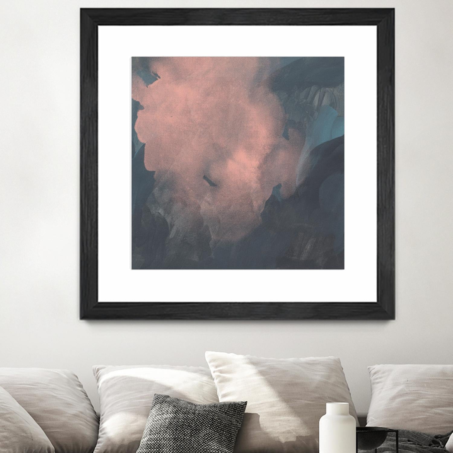 Sunset Aura I by Jacob Green on GIANT ART - pink abstract abstract
